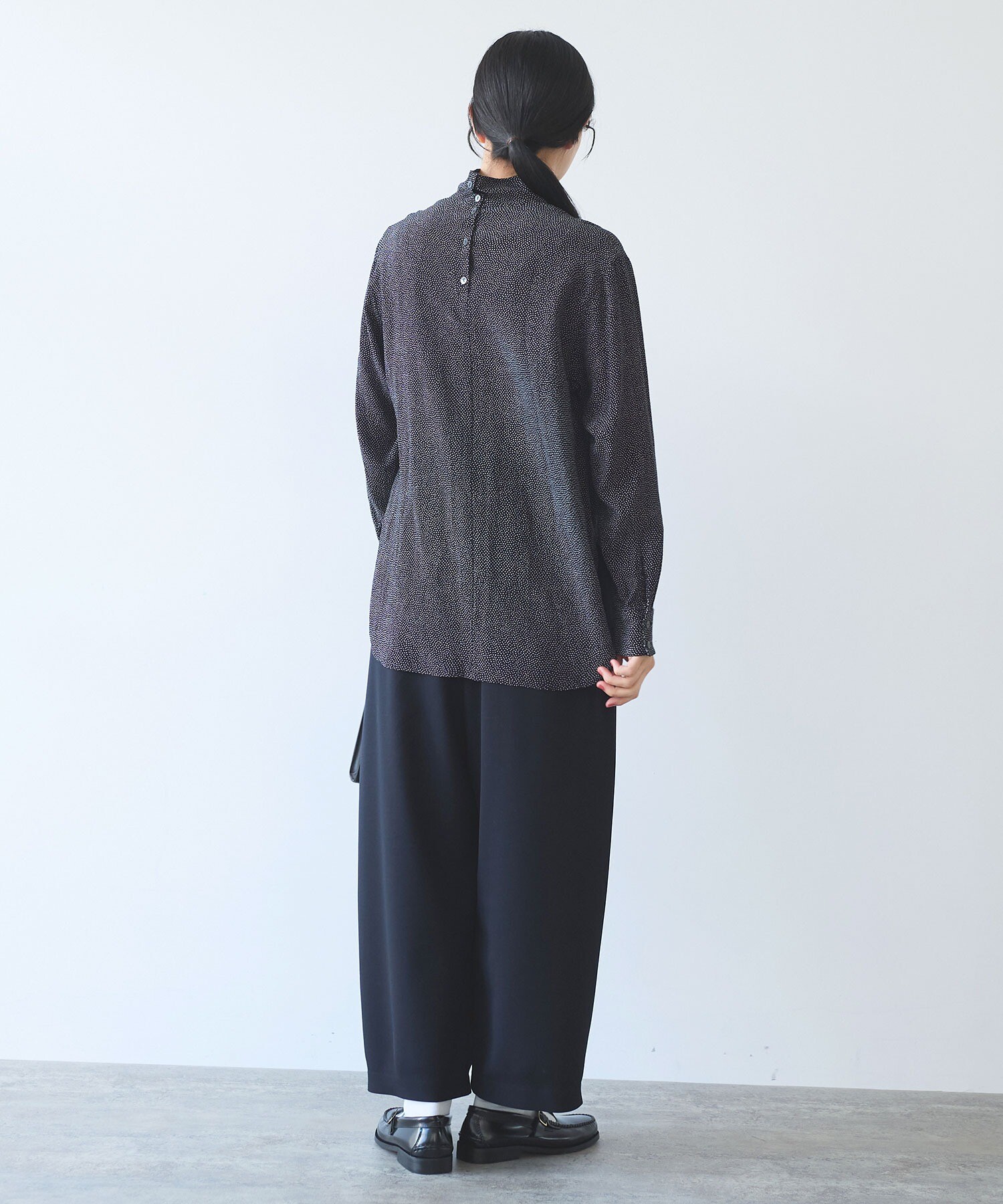 user_e05a5078ページ AMBIDEX Store ○dot print high neck ブラウス(F ポルカドット