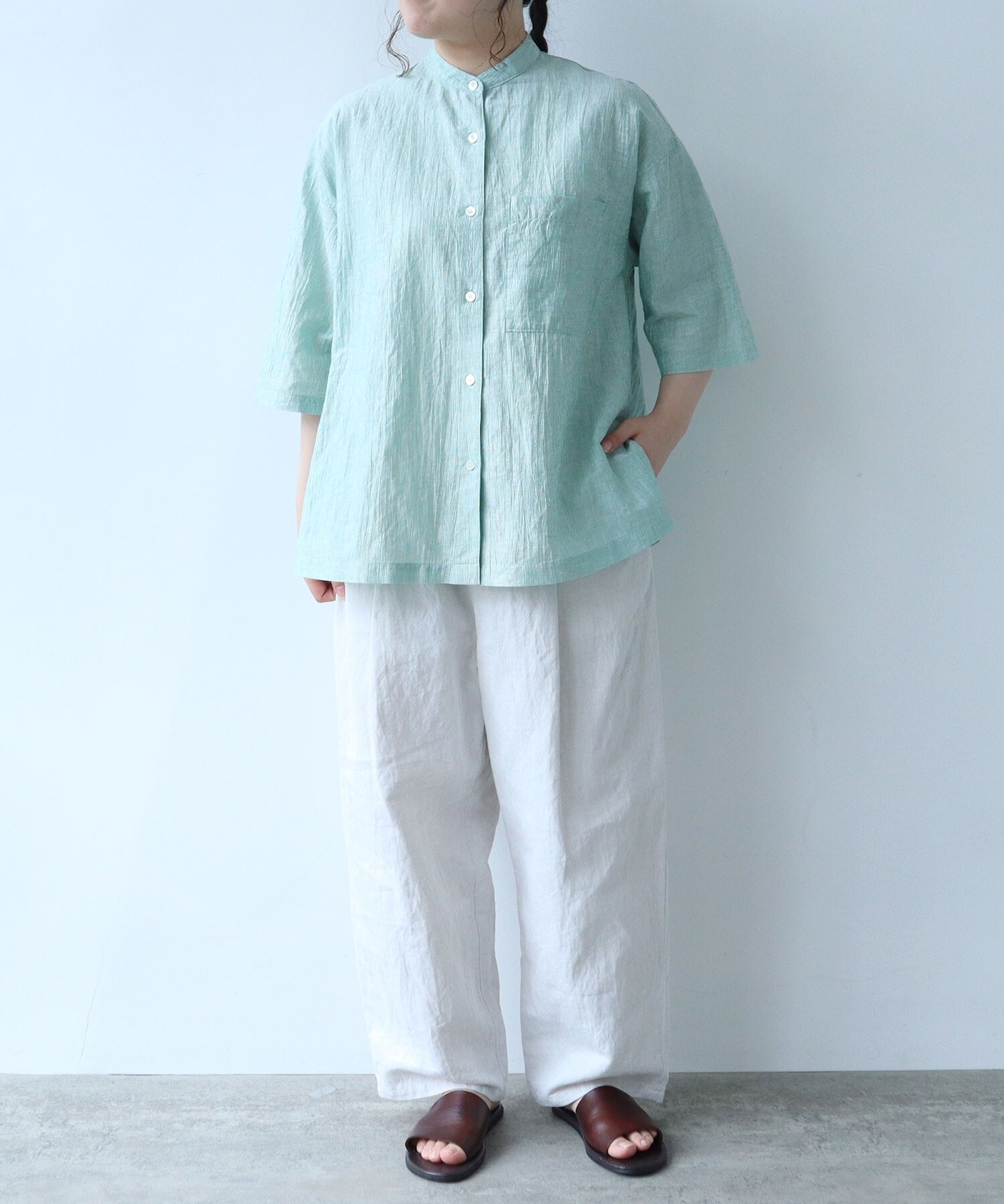 バックスリットドルマンブラウス バックリボンドルマンブラウス - Lilla Blomma