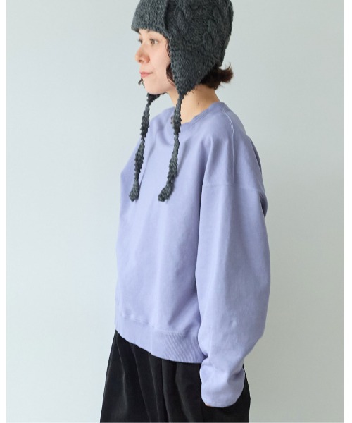 みろみろ！CITYSHOP 麻コットンバイオウィッシュプルオーバー　ブルー みろみろ！CITYSHOP 麻コットンバイオウィッシュプルオーバー ブルー