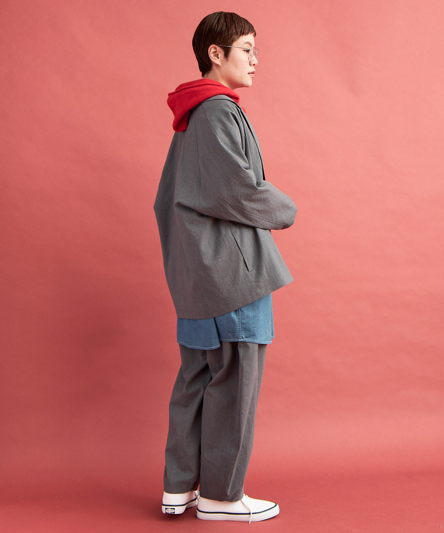 AMBIDEX Store ○ラムウール/カシミア バラクラバ(F RED): buoybuoy