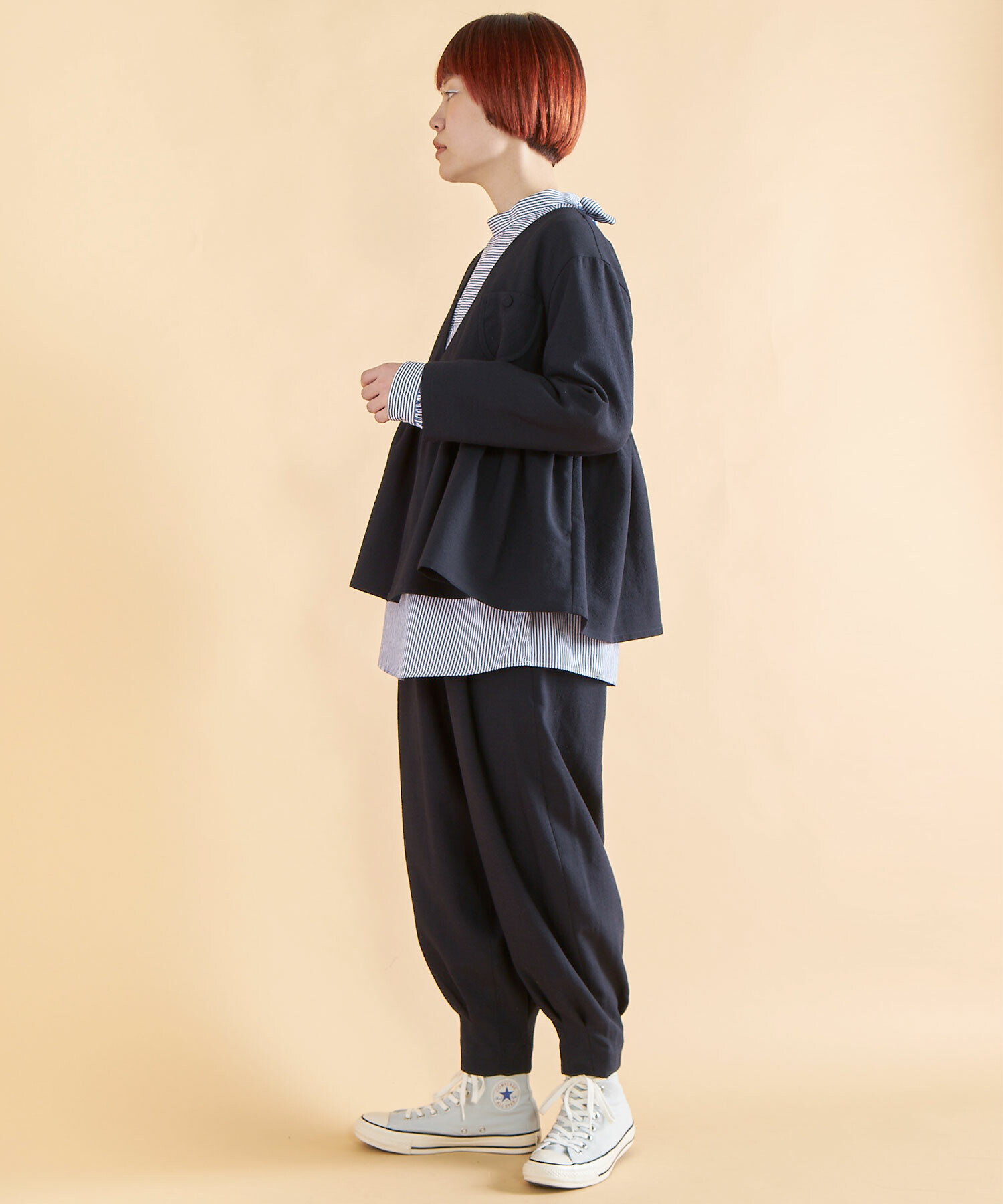 AMBIDEX Store ○ラップジャケット(F NAVY): FLAT-cic-HATENA