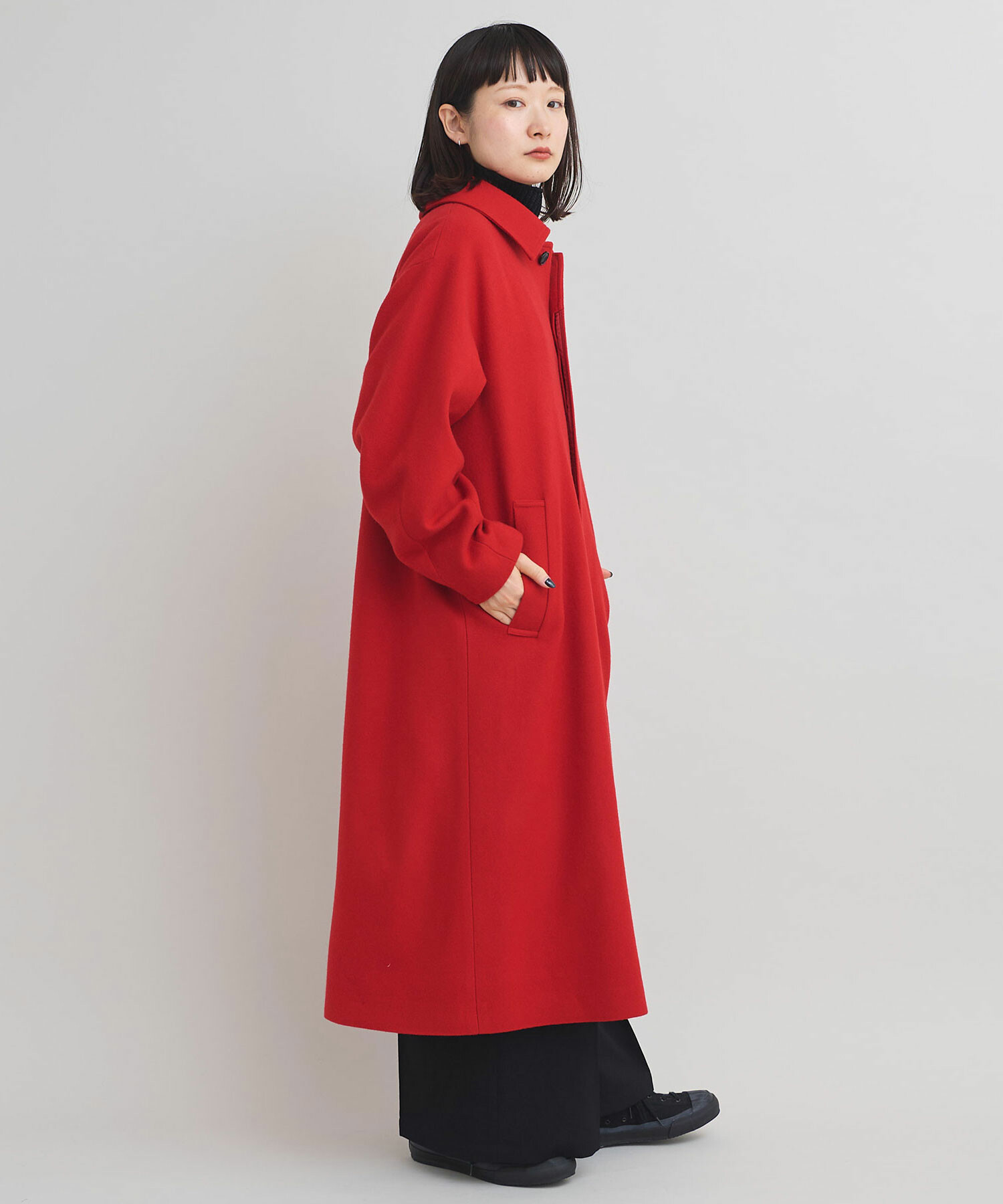 AMBIDEX Store ウールカシミアシャルムビーバー/ウールメルトン ステン