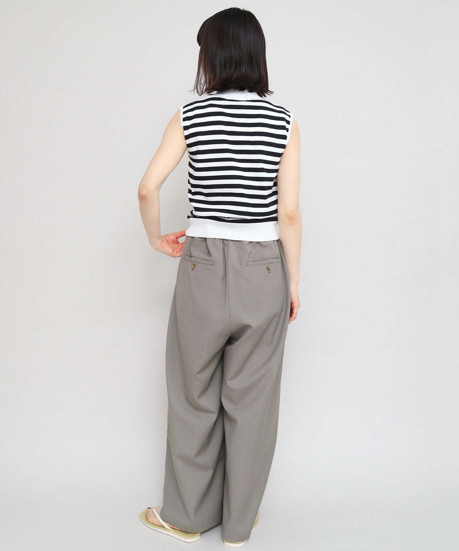 AMBIDEX Store 〇ギザコットン ノースリプルオーバー(F クロ): iki AMBIDEX Store 〇ギザコットン ノースリプルオーバー(F クロ): iki