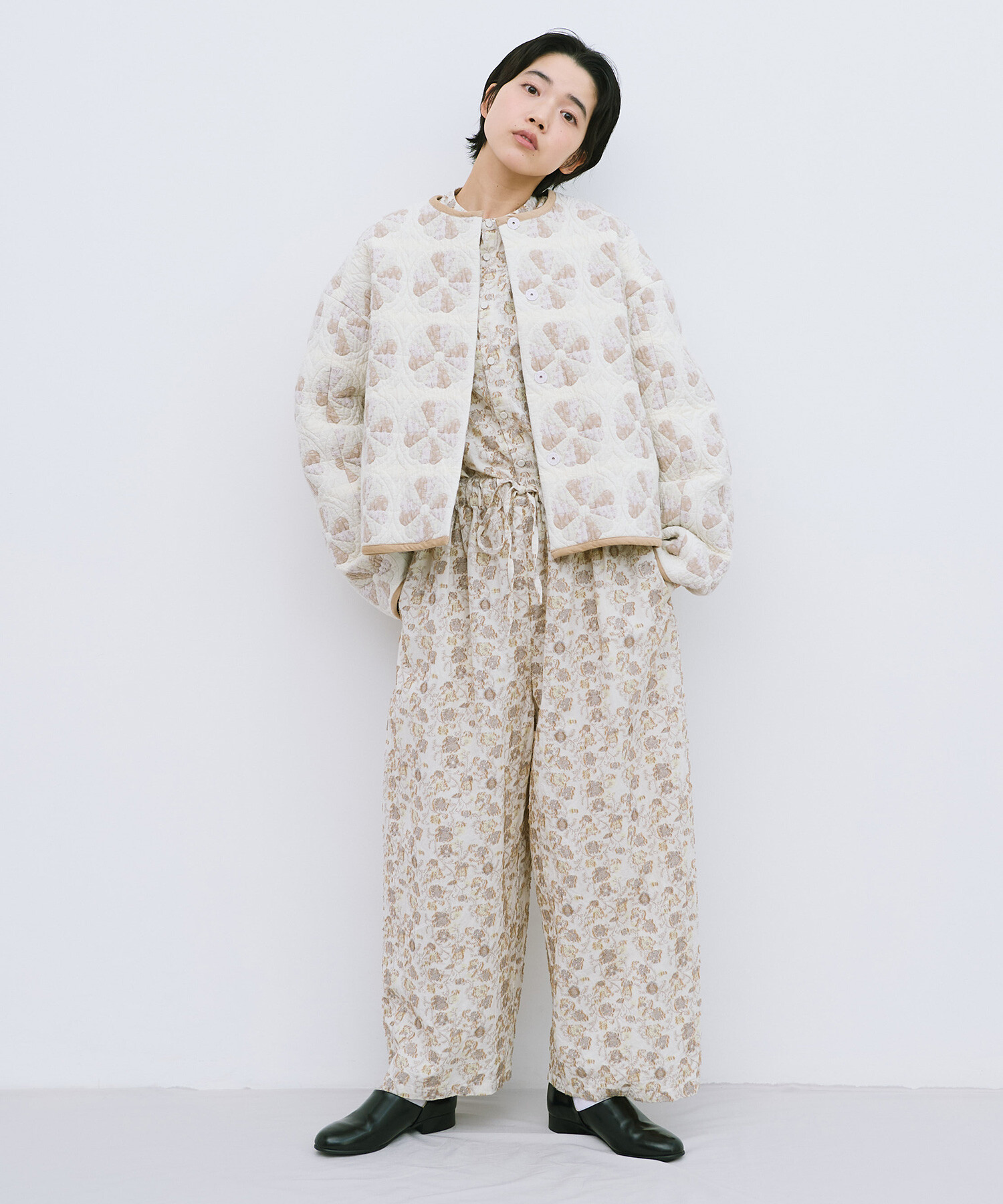 AMBIDEX Store 【予約販売】patchwork quilt jacquard ジャケット(F