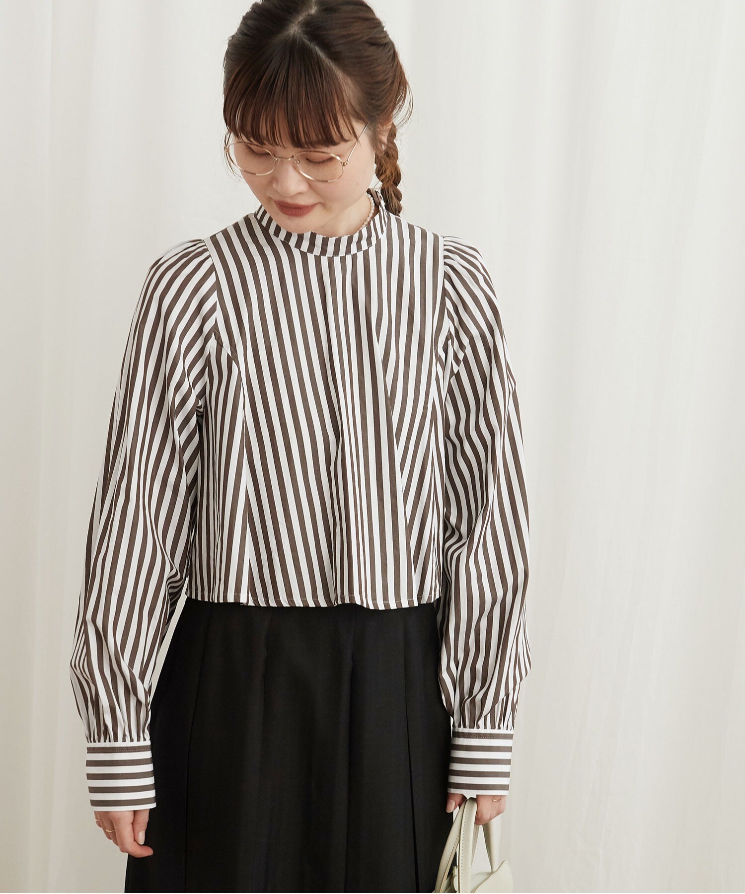 AMBIDEX Store ○STRIPE stand blouse(F コン): l'atelier du savon