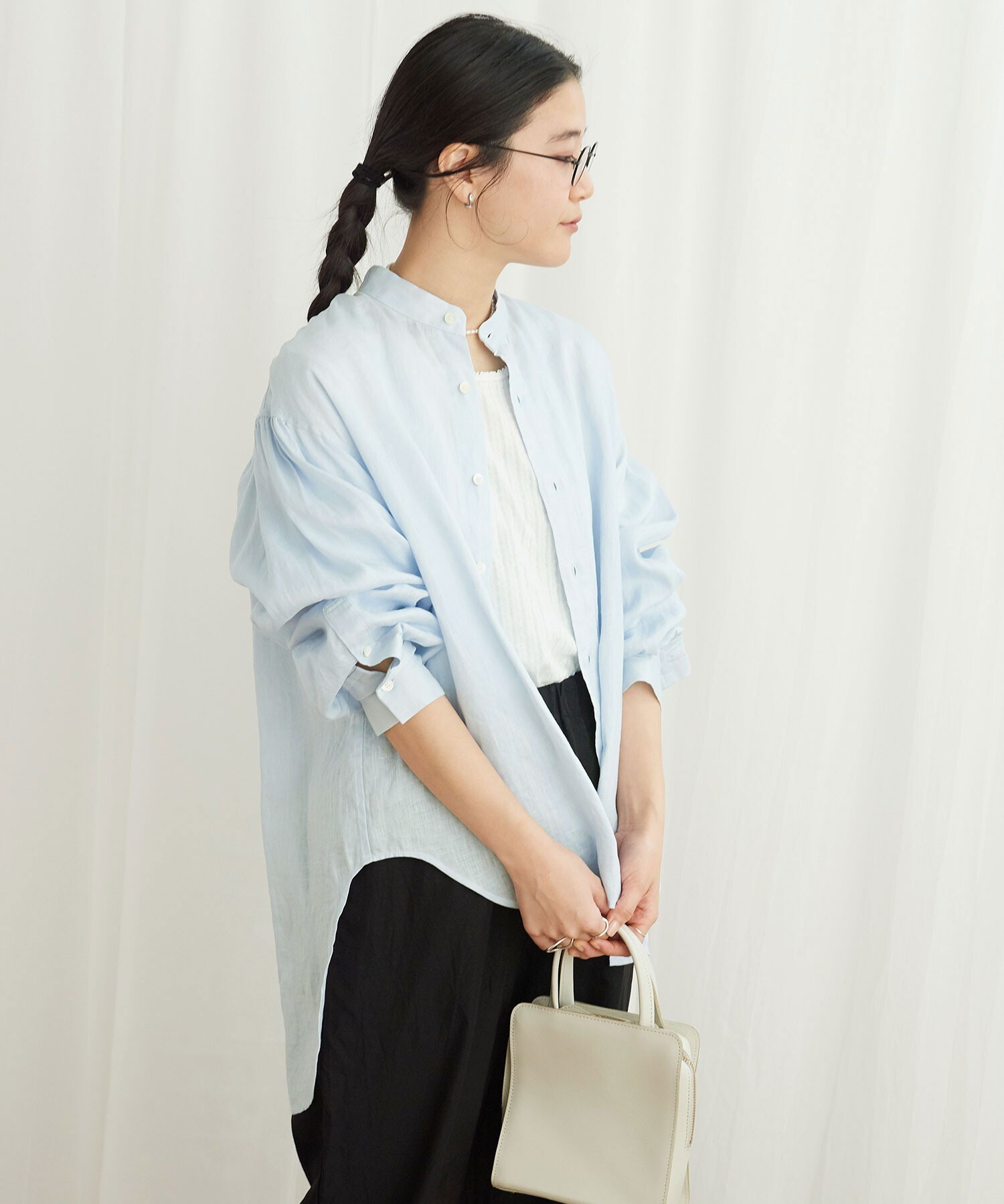 AMBIDEX Store ○LINEN summer shirt(F ピンク): l'atelier du savon