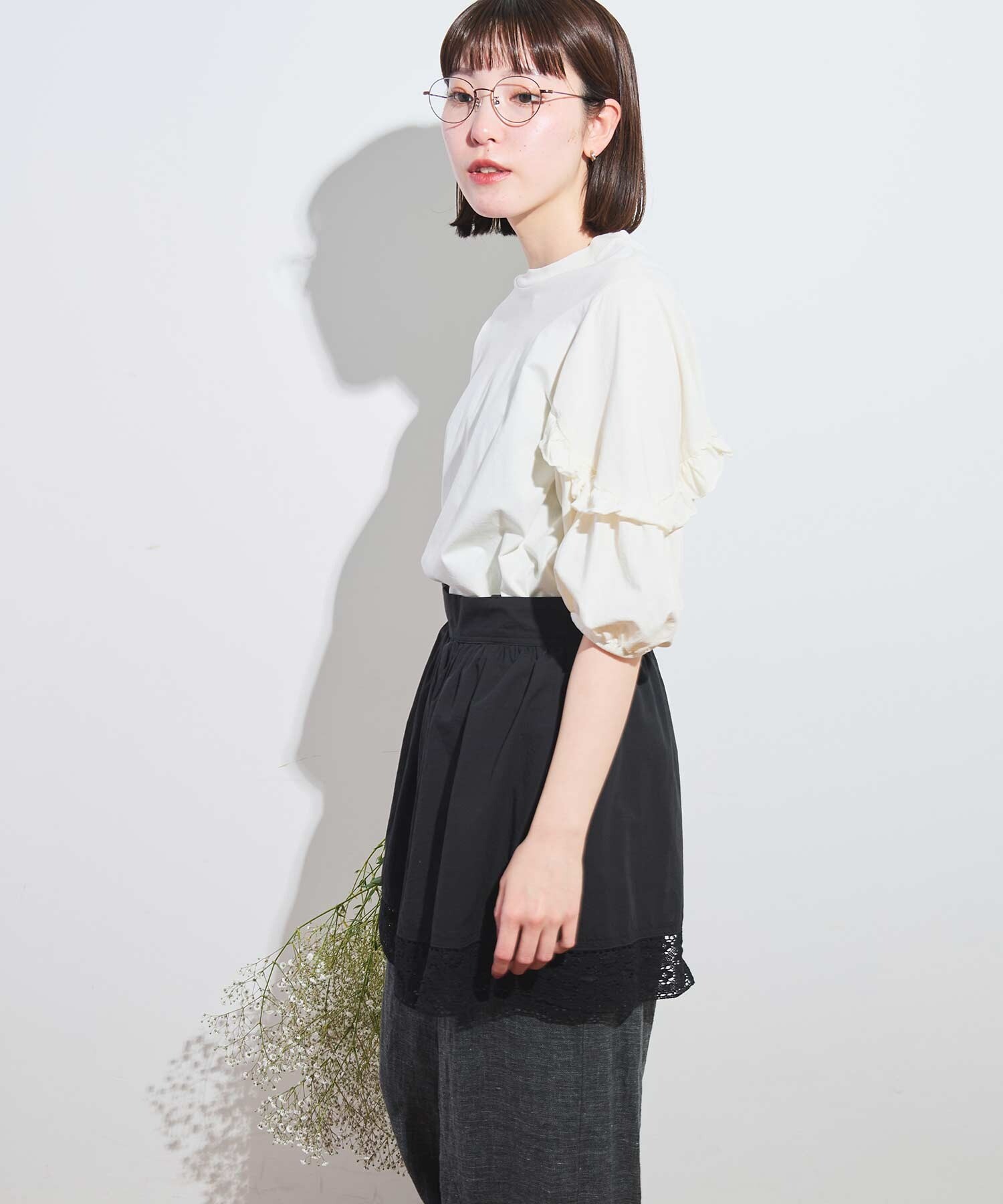 アートNo.452 AMBIDEX Store 〇Clara Tshirt (F シロ): l'atelier du savon