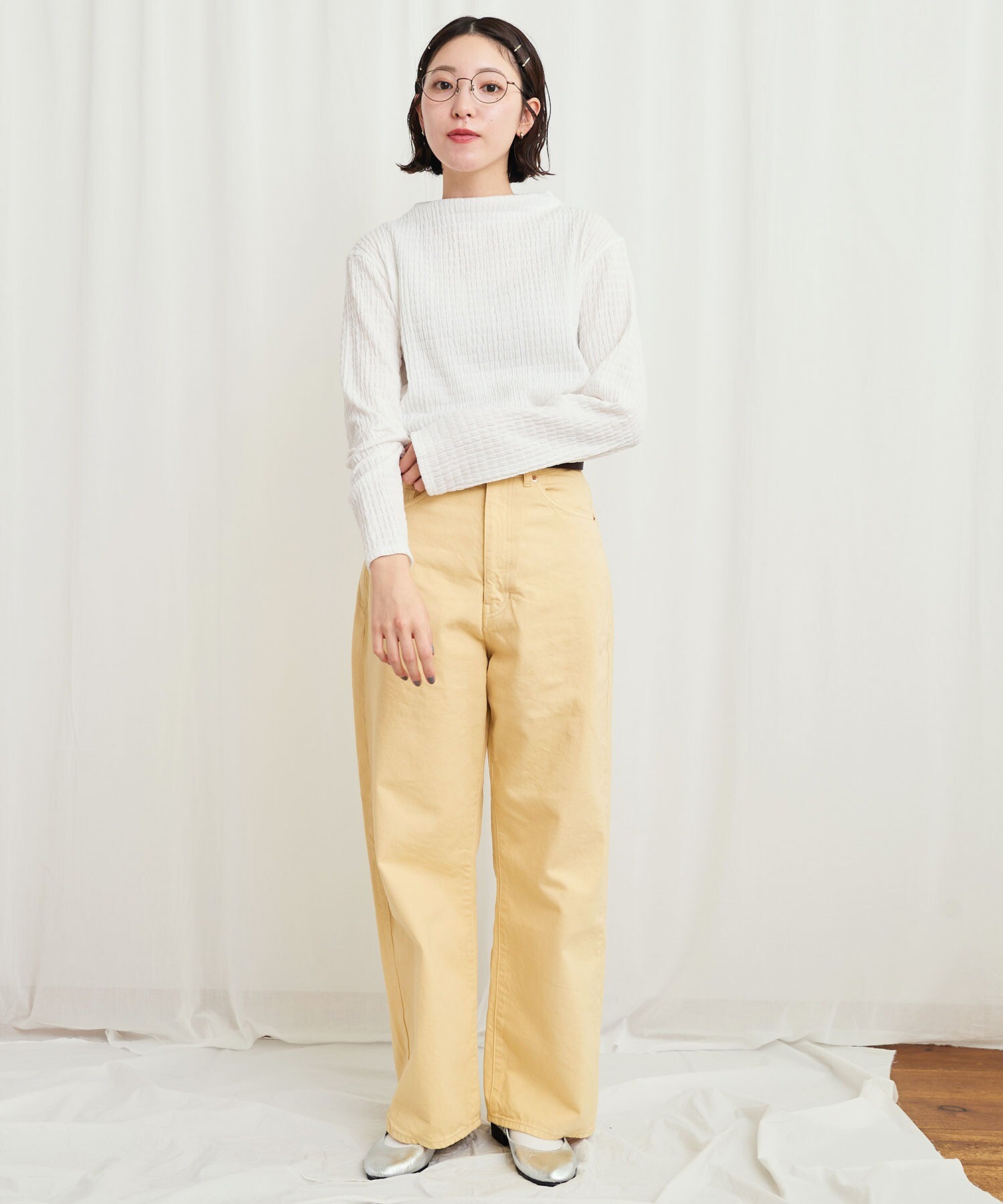 AMBIDEX Store △コットン/ナイロン pleating short