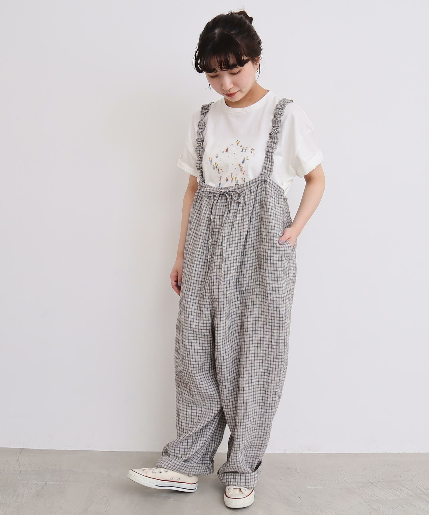 l'atelier du savon レースつりパンツ l'atelier du savon（アトリエドサボン）の「レースパッチワーク