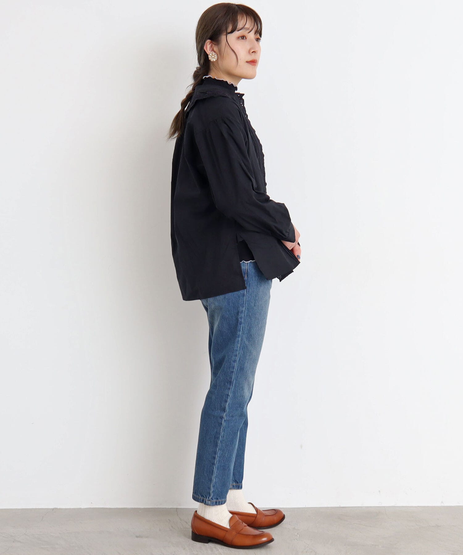 model:160cm 着用サイズ:0