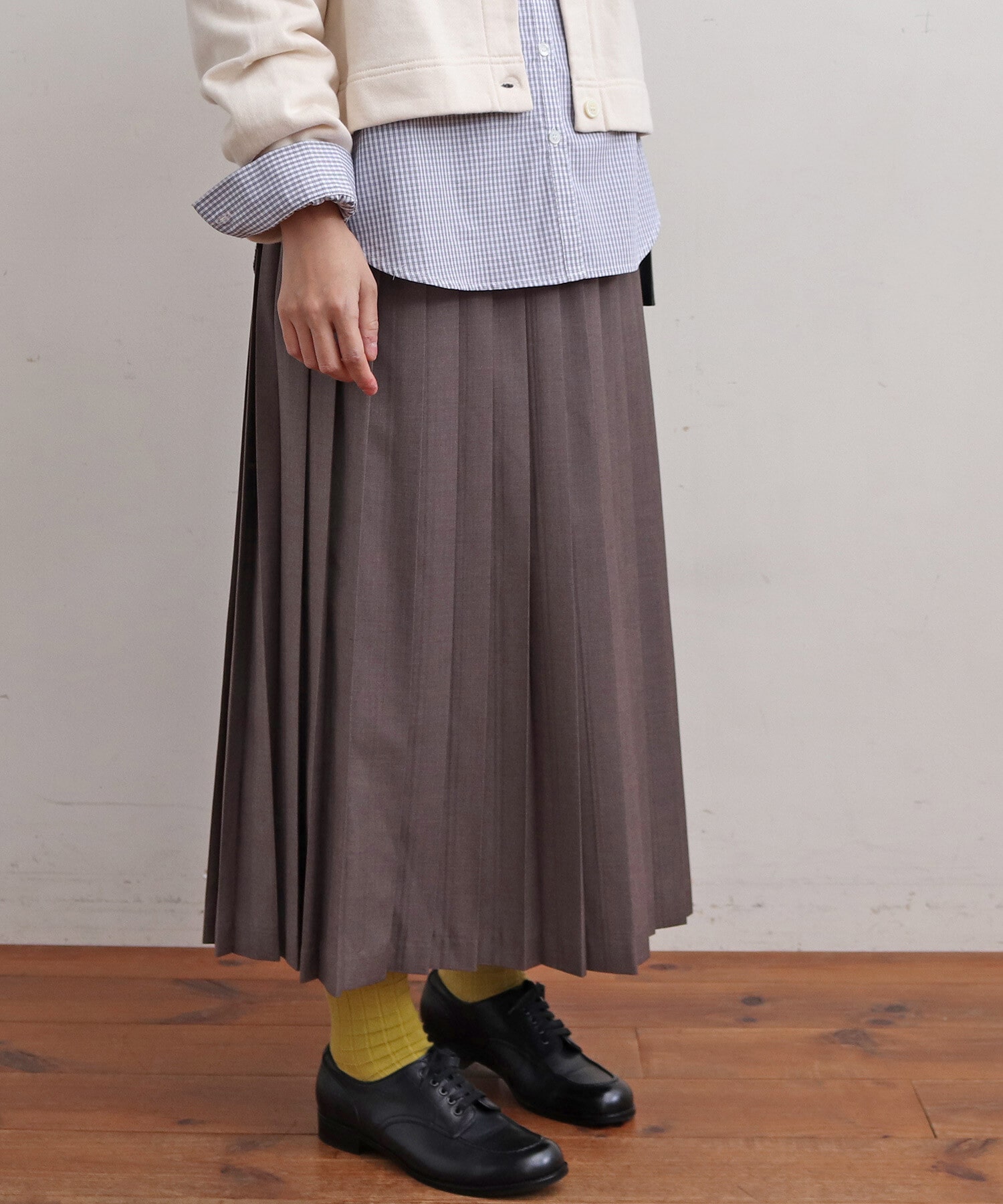 AMBIDEX Store aimer T/Rプリーツスカート(F クロ): Malle chambre de ...