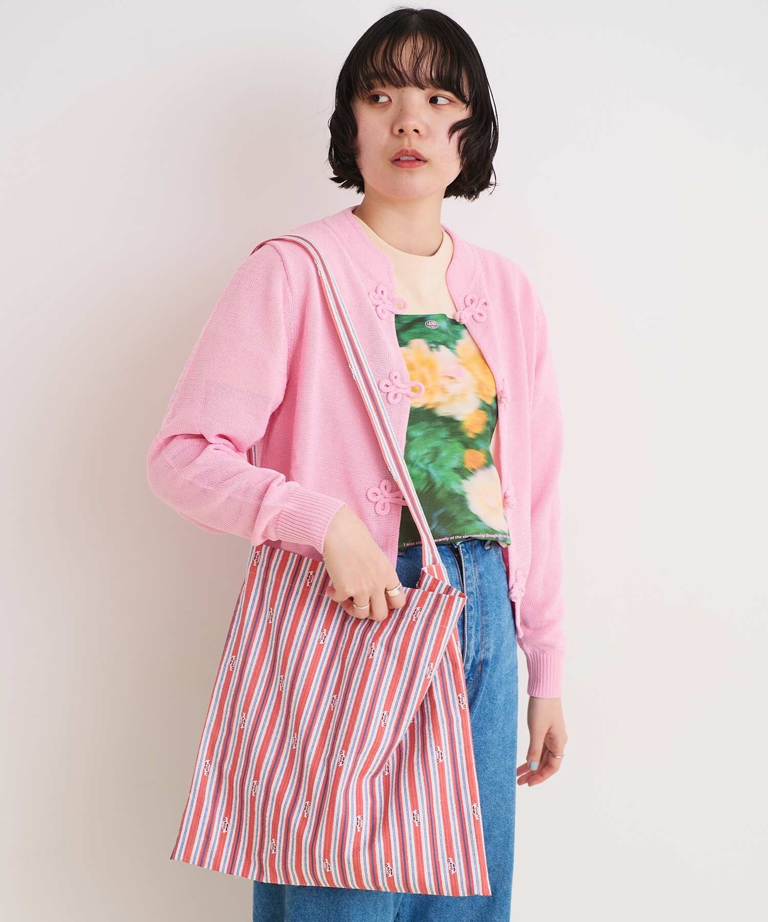 AMBIDEX Store 〇DRIVE STRIPE ショルダーバッグ(F サックス): l
