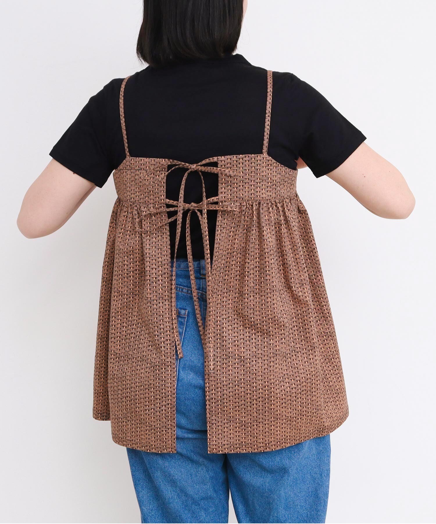 AMBIDEX Store 〇BASKET print キャミブラウス(F アオ): l