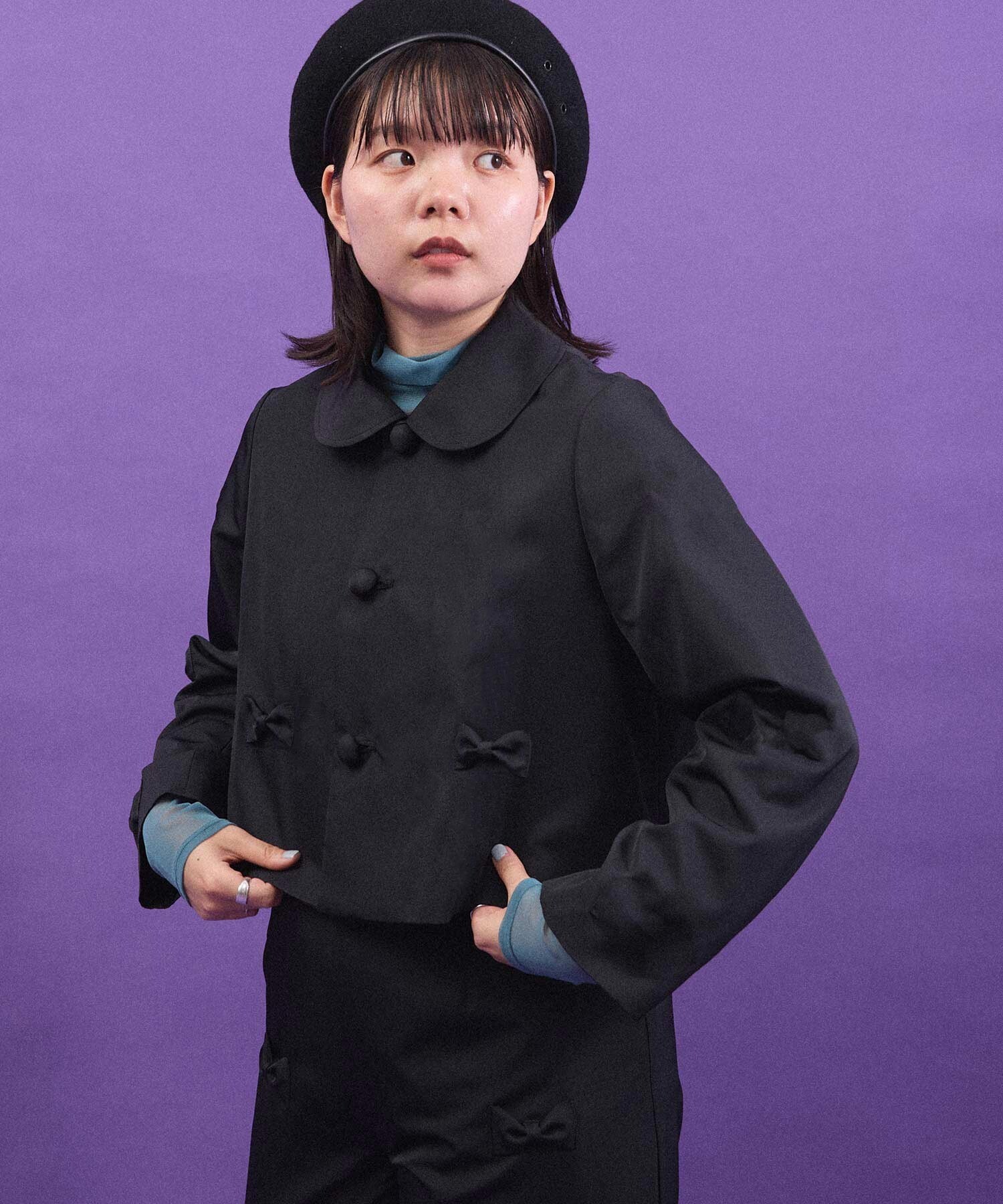 AMBIDEX Store 【予約販売】BLACK RIBBON ジャケット (F クロ