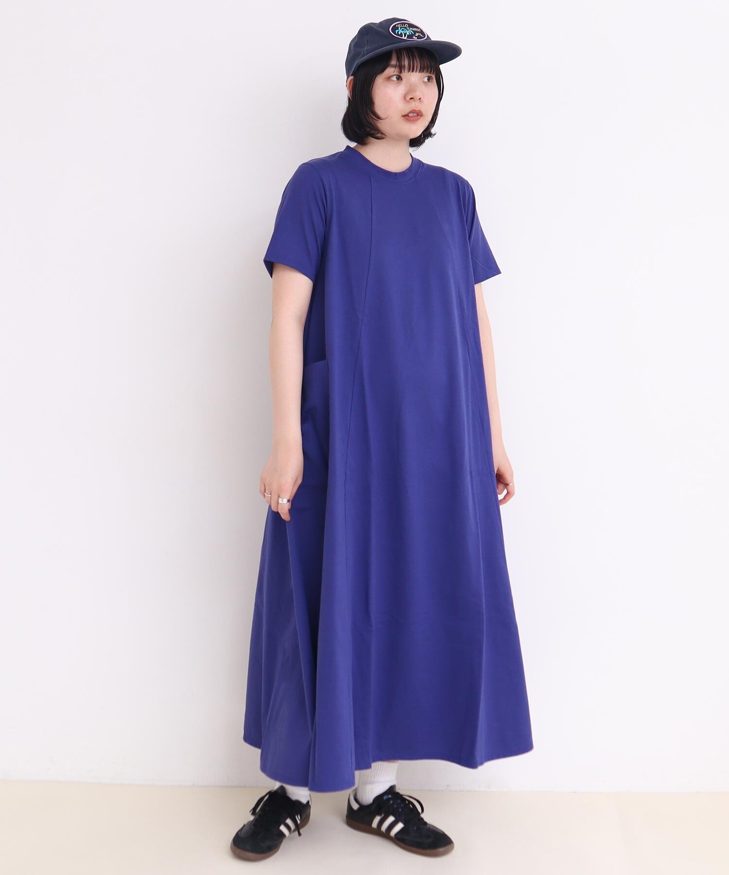 AMBIDEX Store Suai-mai ゴアードTワンピース(F クロ): l