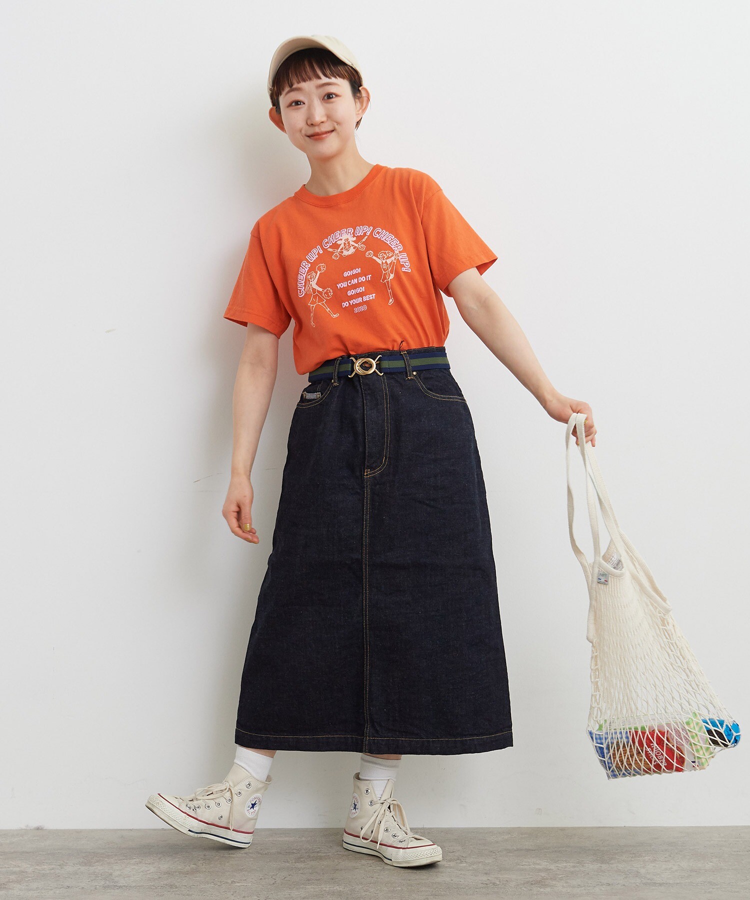 AMBIDEX Store △○ゴールドバックル ラインゴムベルト(F グリーン): Dot and Stripes CHILD WOMAN