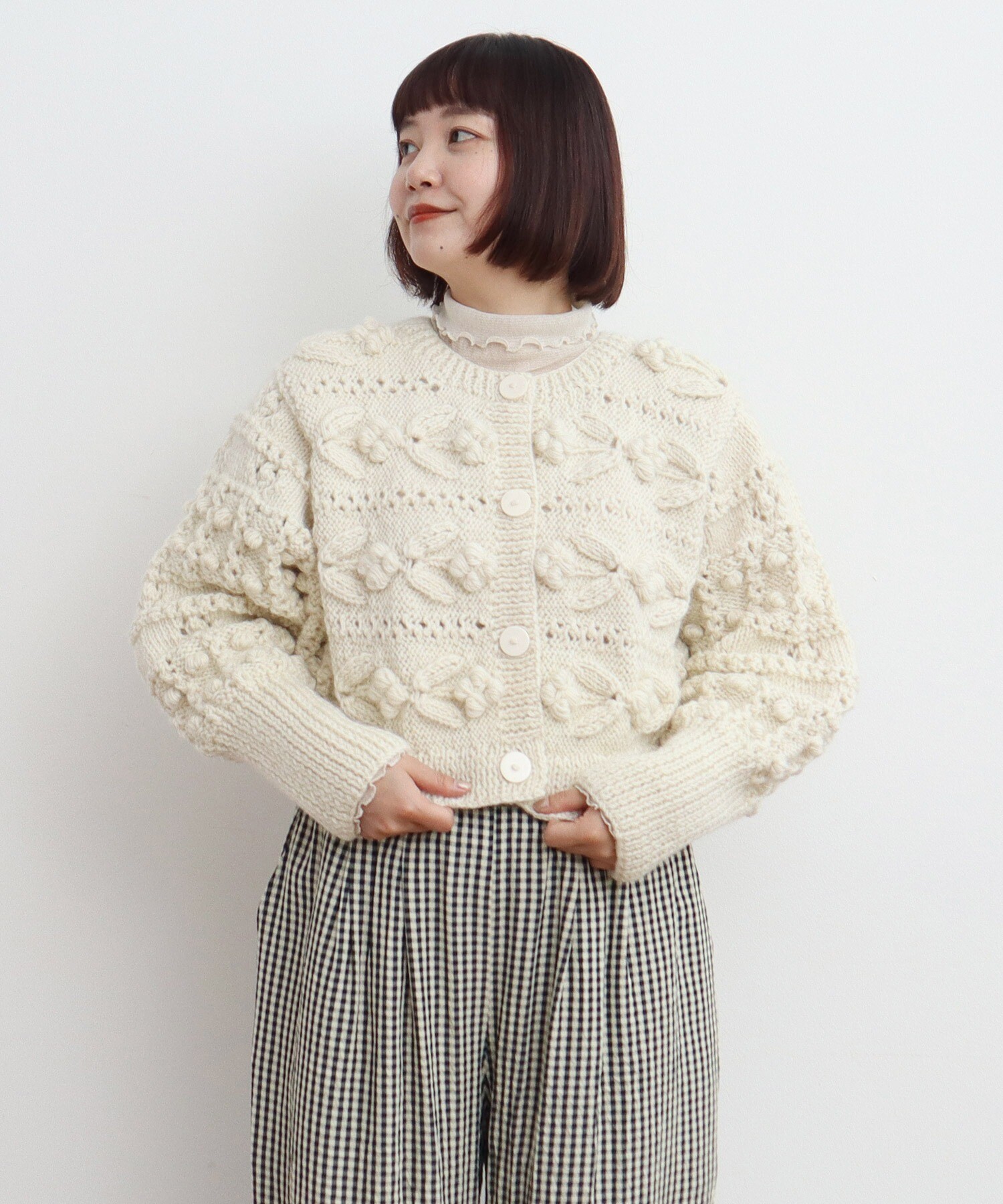 AMBIDEX Store 【予約販売】○ネパールギルボックス もよう編み