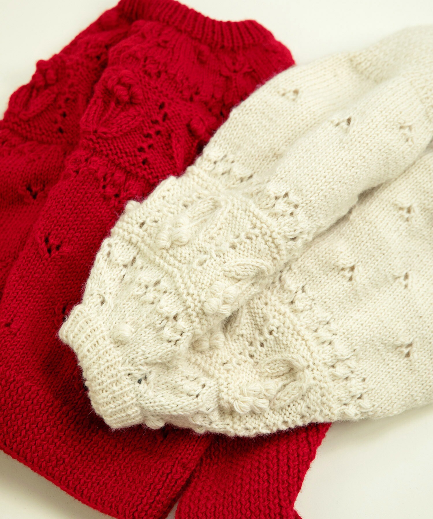 AMBIDEX Store ○ネパールギルボックス 求心もよう編みプルオーバー(F