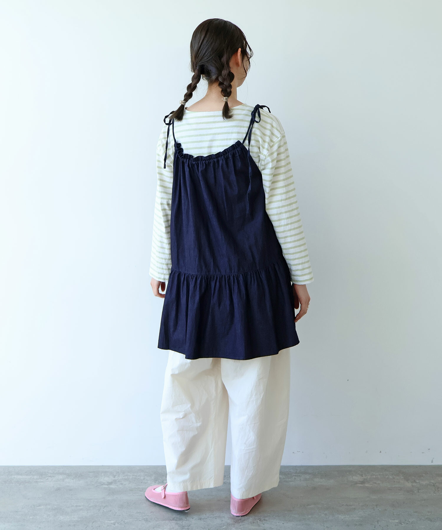 AMBIDEX Store ○ 5.5oz denim kincyaku チュニックブラウス(F