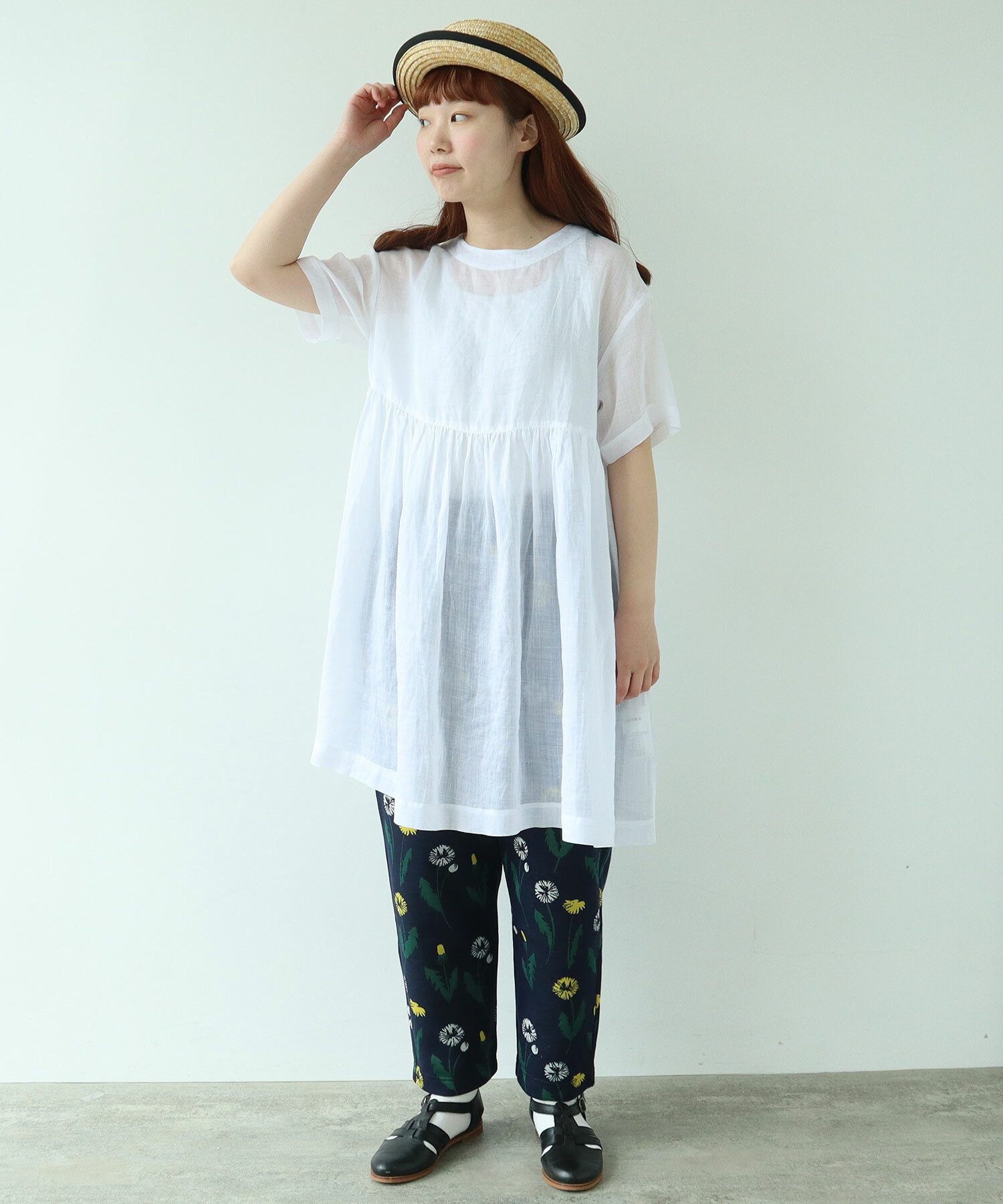 アディアム ADEAM チュニックブラウス ノースリーブ プリーツディテール XS ネイビー系 /UO レディース 楽天市場】フリルカラーチュニックブラウス レディース
