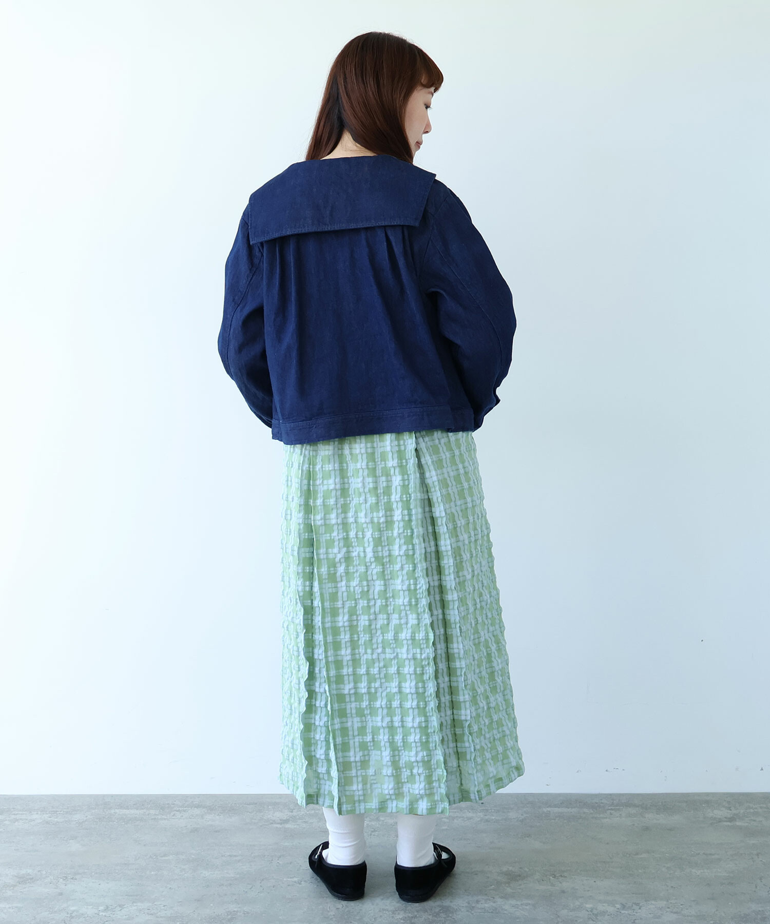 AMBIDEX Store 〇 8oz ムラ糸デニム セーラーブルゾン(F コン): bulle