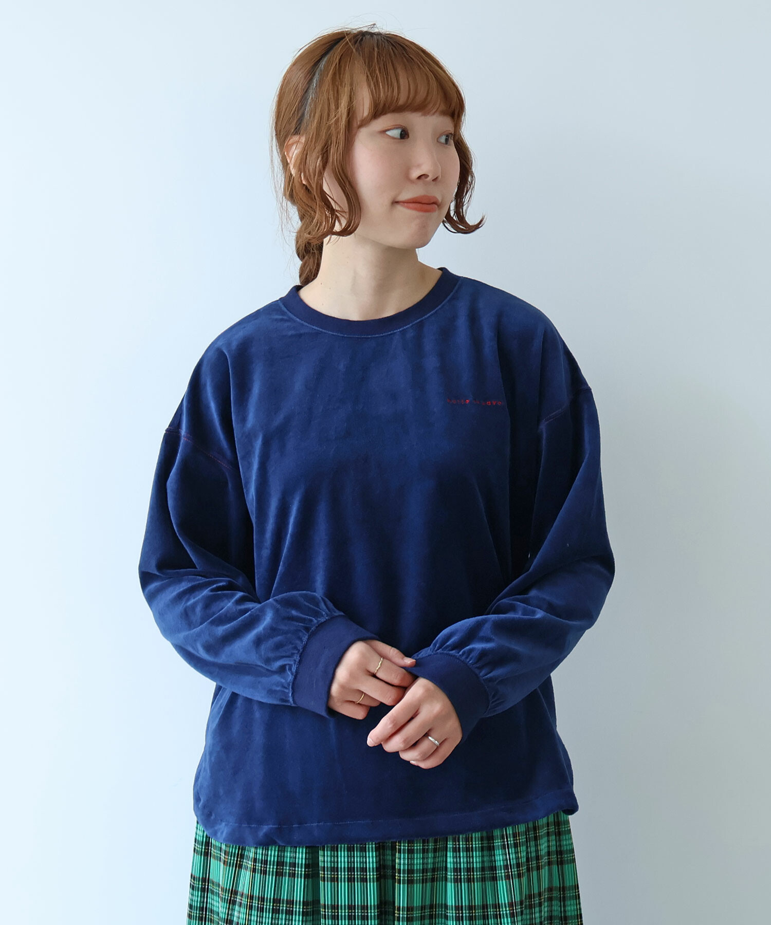 ✨希少✨DOUX DOUCE ベロア セットアップ 背面デカロゴ ロゴ刺繍 M ✨希少✨DOUX DOUCE ベロア セットアップ 背面デカロゴ ロゴ刺繍 M