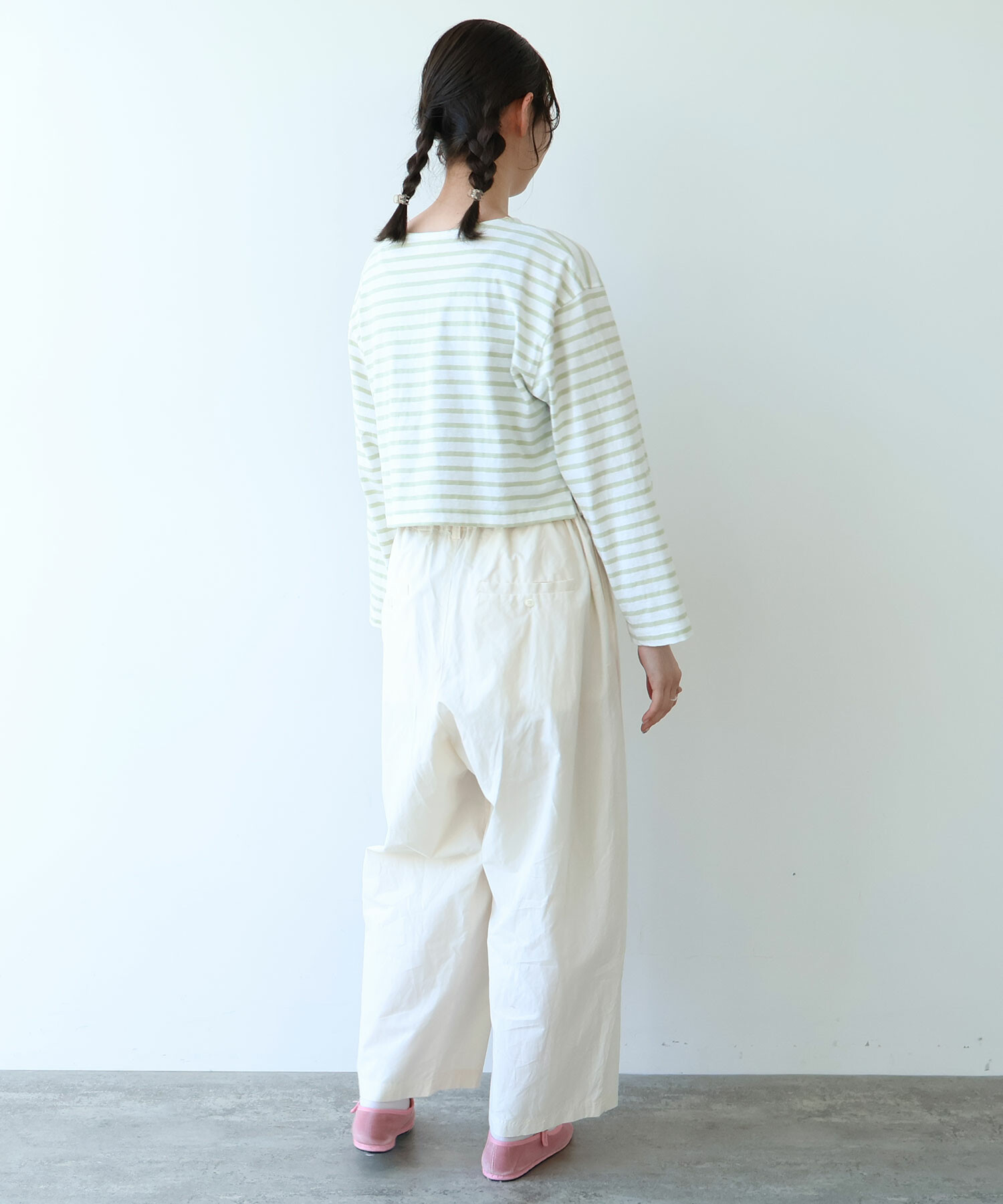 AMBIDEX Store 【予約販売】○ 1/16 空紡ボーダー みじかめプル