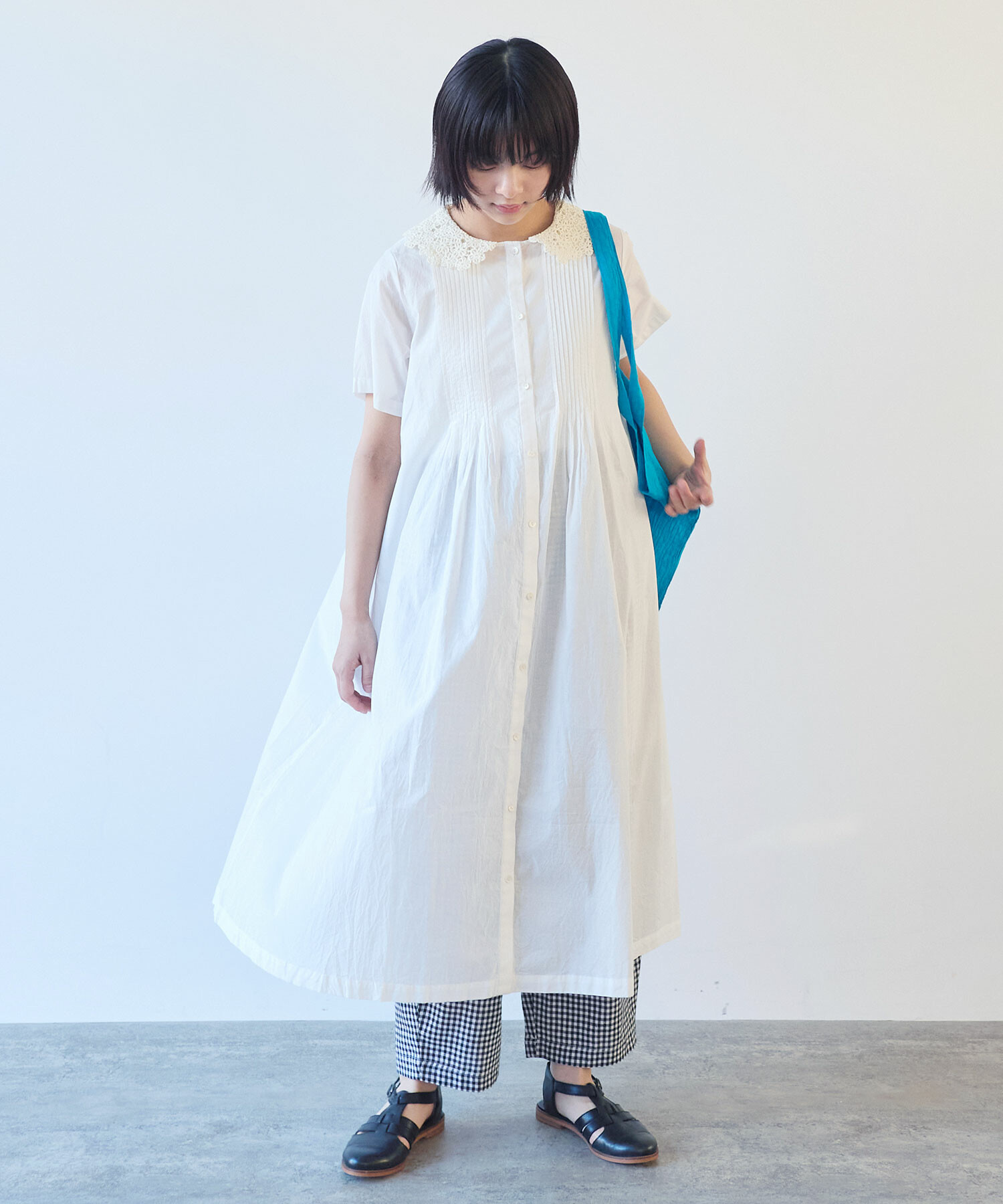 AMBIDEX Store △〇 おはな刺繍 ワンピース(F クロ): bulle de savon