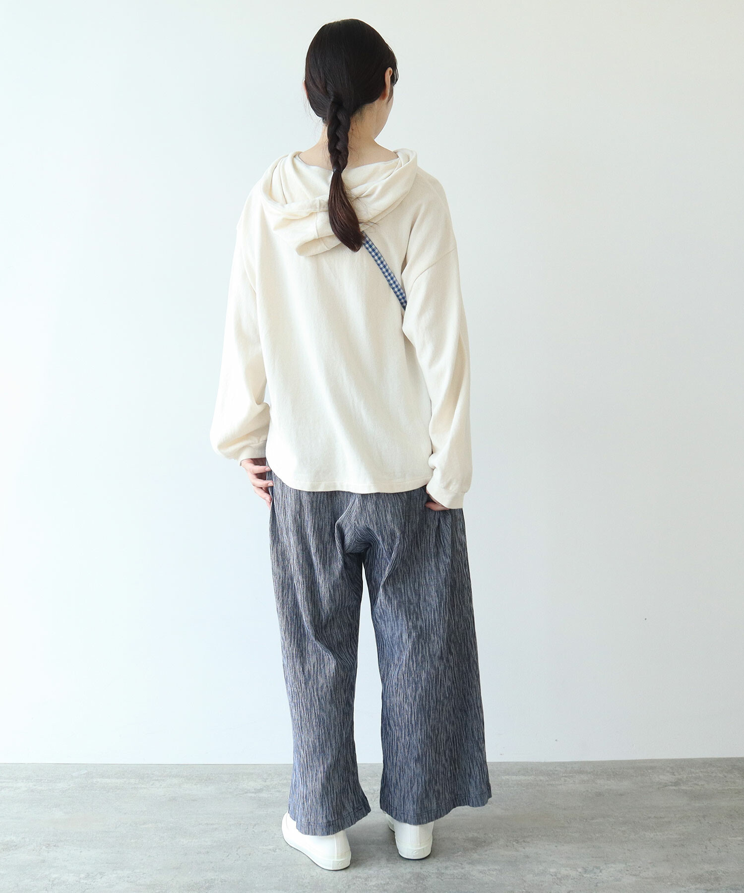 AMBIDEX Store 〇 mini gingham パンツ(F アオ): bulle de savon