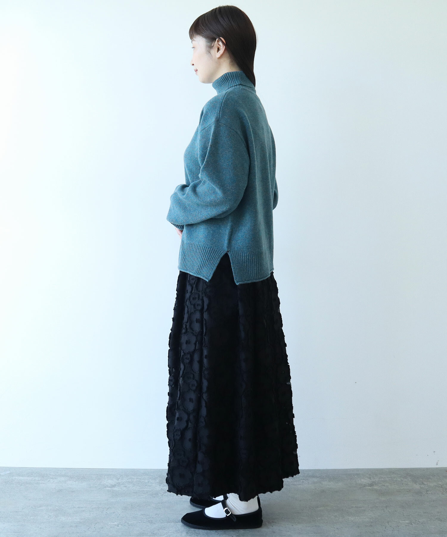 AMBIDEX Store 〇fusafusa hana ジャカード タックスカート(F