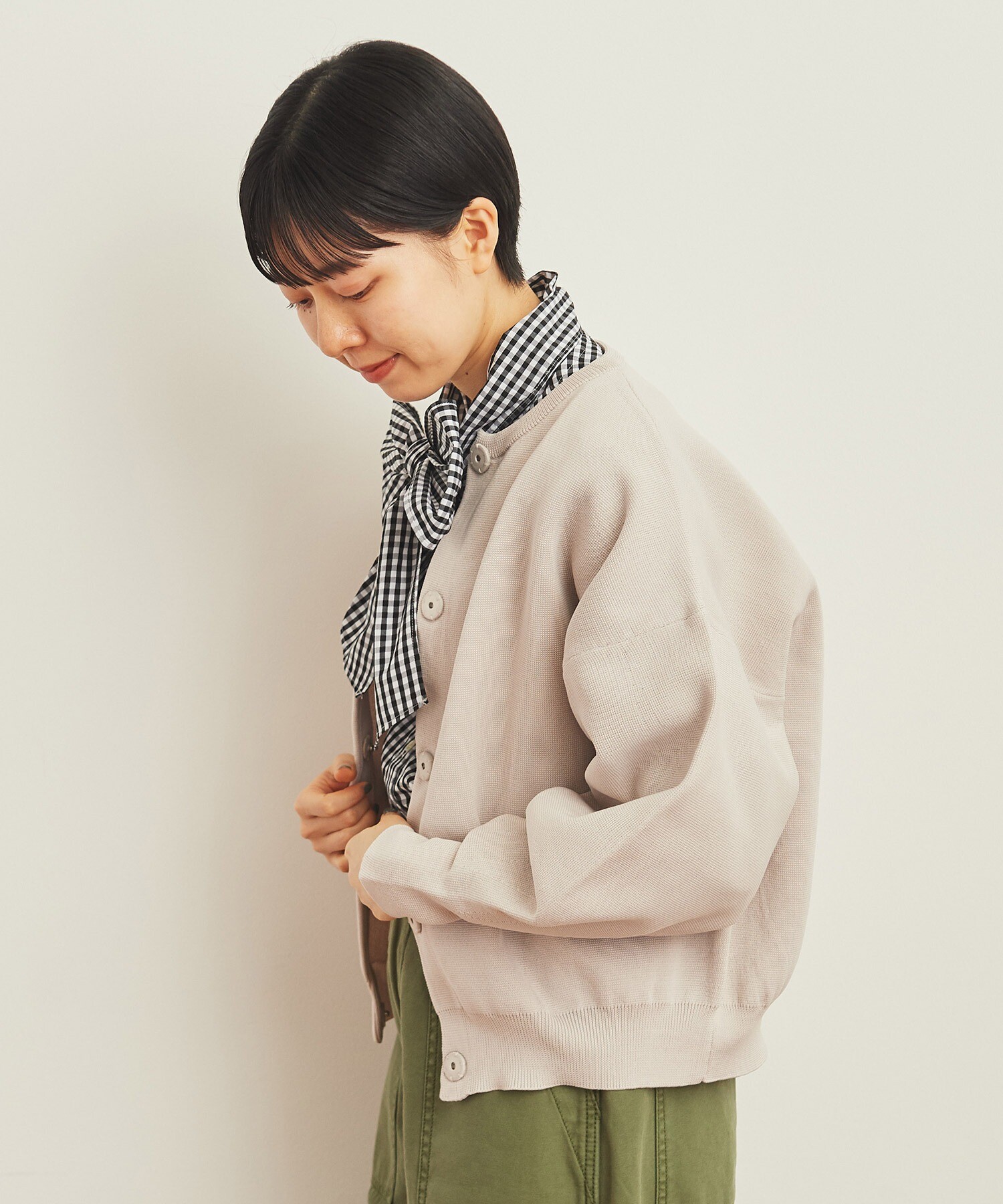 新しい季節 パフスリーブ ベーシック ルネ basic Rene 22SS 美品