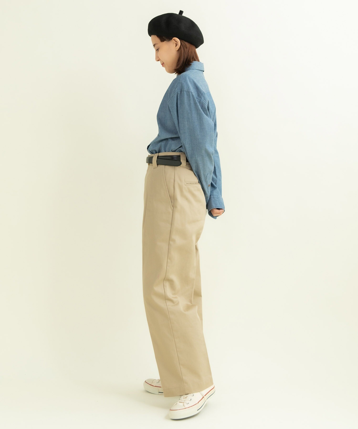 ヴィンテージチノクロス センタープレスパンツ