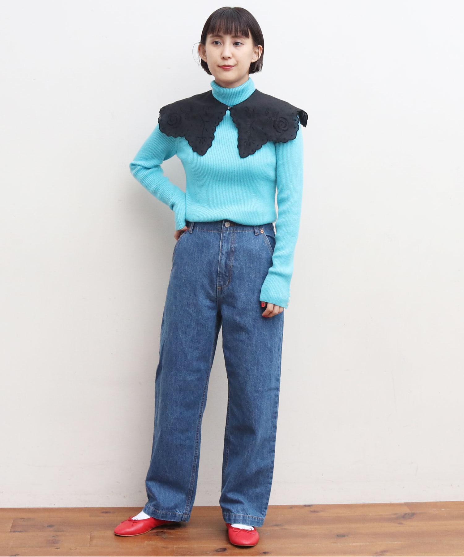 モデル 156cm size:SS