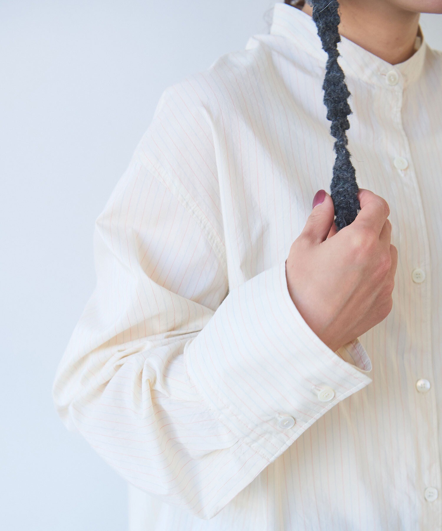 マリリンムーン アコーディオンプリーツブラウス リボン L~XL相当 極美品 MARILYN MOON｜マリリンムーンのブラウス・シャツ通販｜ELLE SHOP