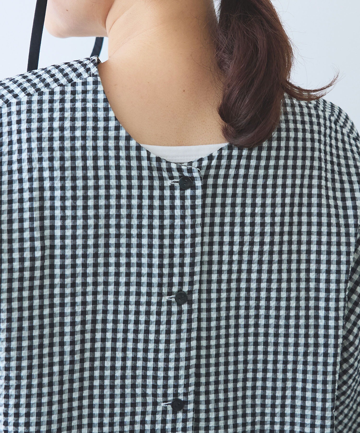 AMBIDEX Store ○コットンシルク サッカーチェック 2way