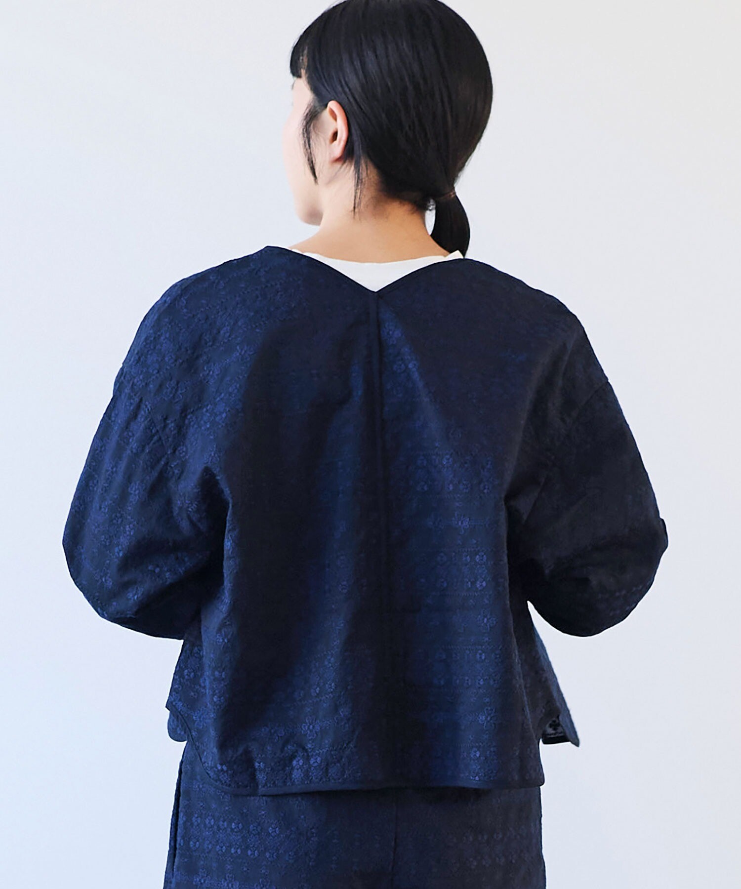 AMBIDEX Store ○総刺繍haori 2way ブラウス(F コン): yuni