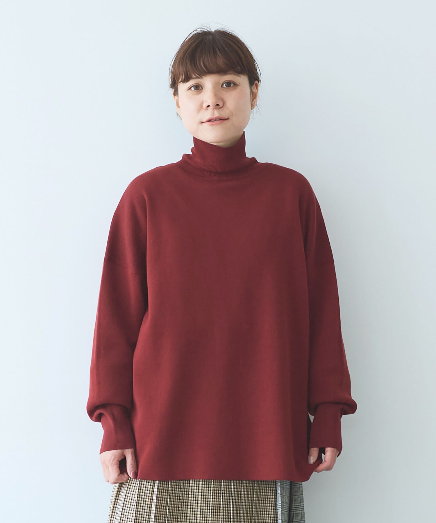 ibuki君着用似 ニット flexwitme AMBIDEX Store 【予約販売】○コットンスムース 2way ハイネック