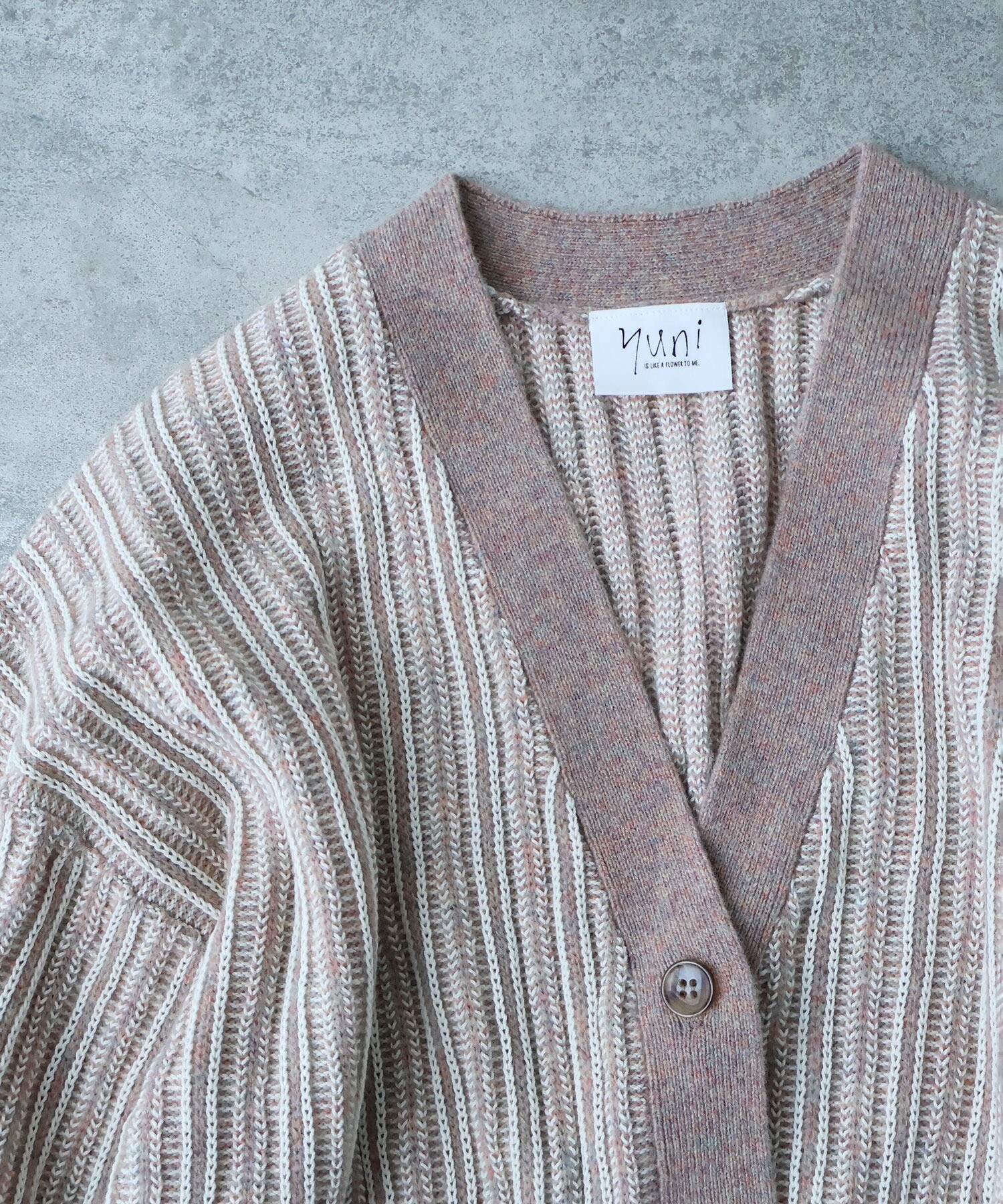 AMBIDEX Store ○ウールコットン 針抜きshortカーディガン (F シロ): yuni