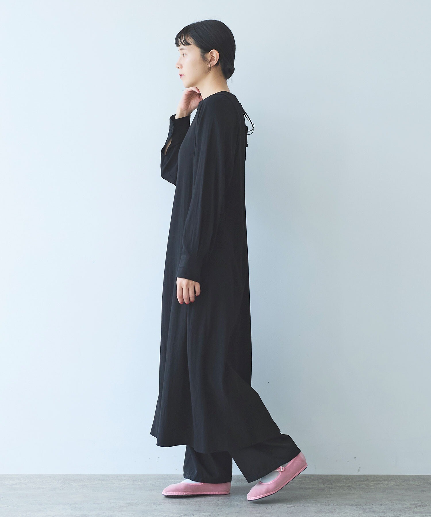 AMBIDEX Store ○レーヨンウール 2way ワンピース(F クロ): yuni