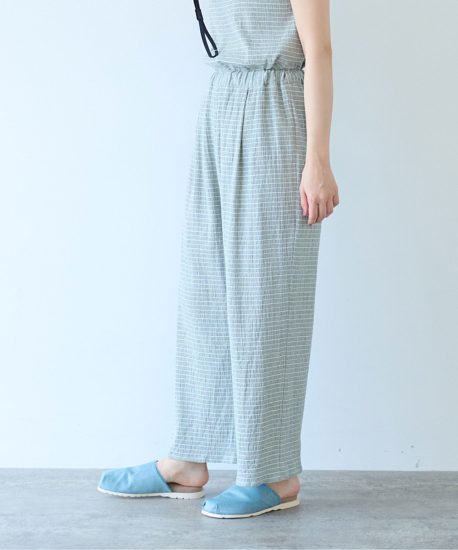AMBIDEX Store 【予約販売】○高島ちぢみマルチボーダーパンツ(F AMBIDEX Store 【予約販売】○高島ちぢみマルチボーダーパンツ(F