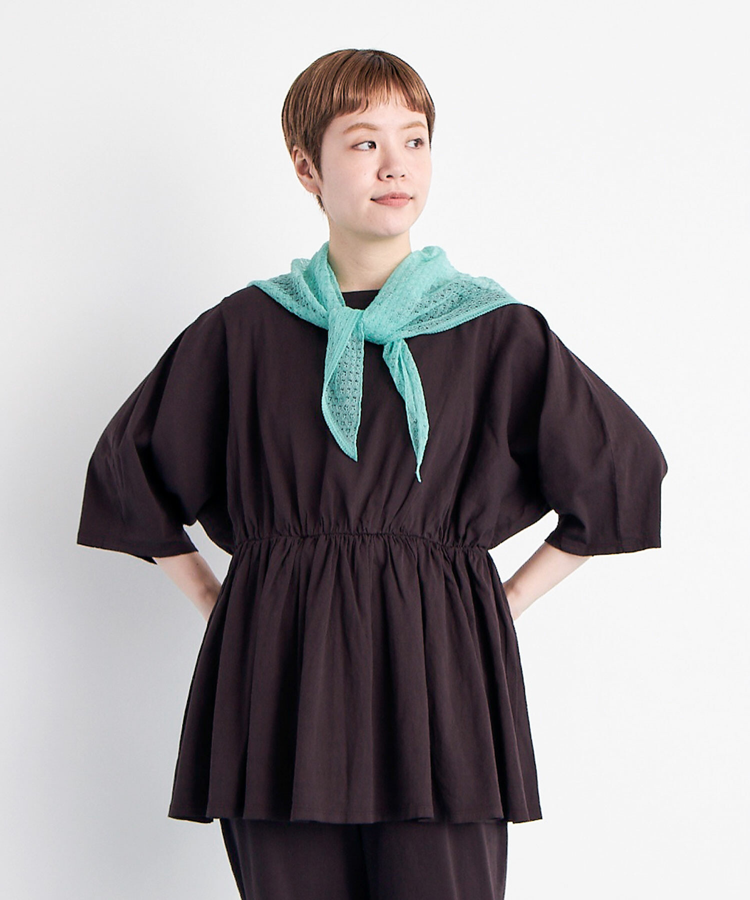 AMBIDEX Store CHIJIMI DOLMAN プルオーバー(F CREAM): buoybuoy