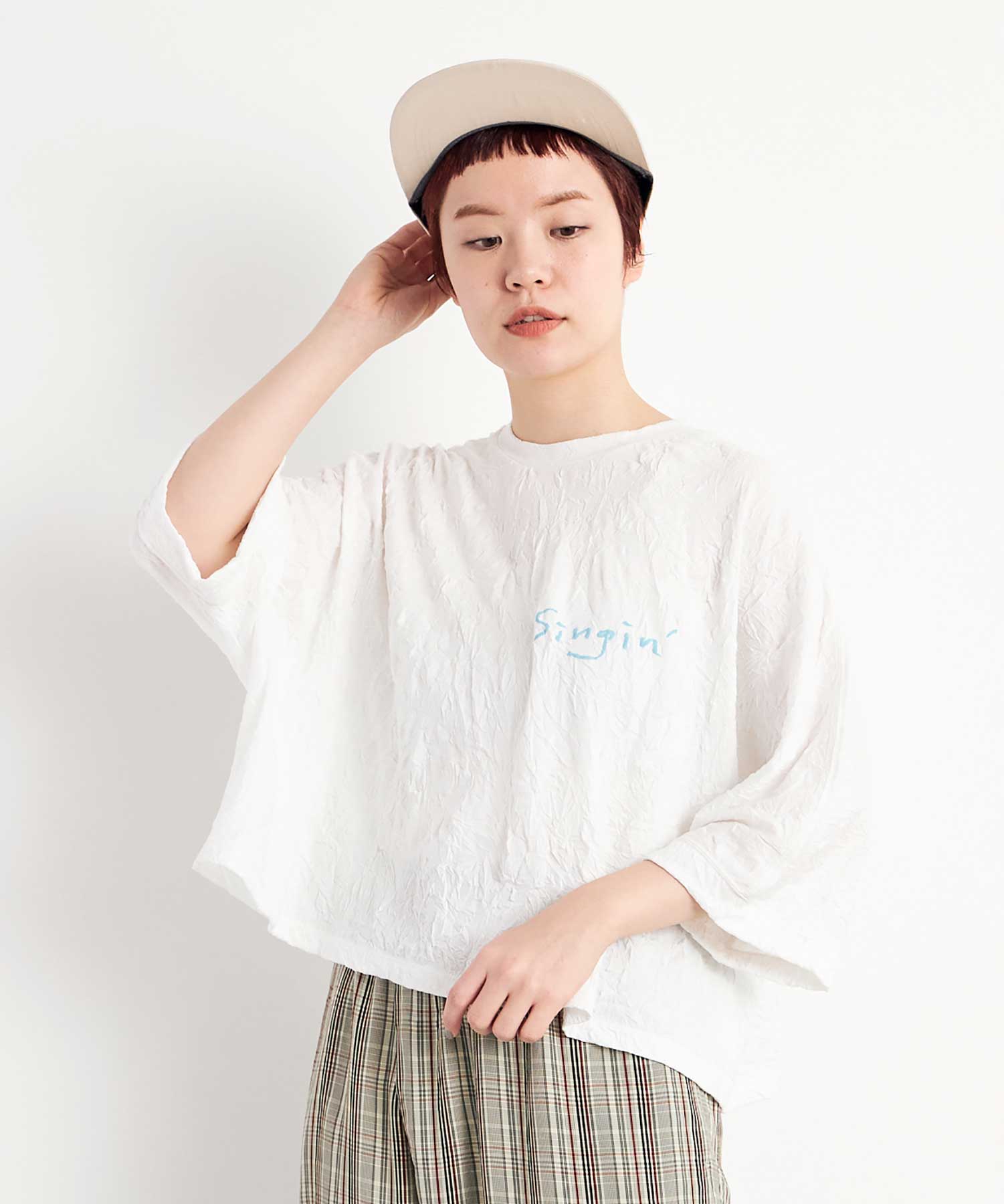 nest Robe 度詰め天竺刺繍Tee 白 nest Robe 度詰め天竺刺繍Tee 白 - メルカリ