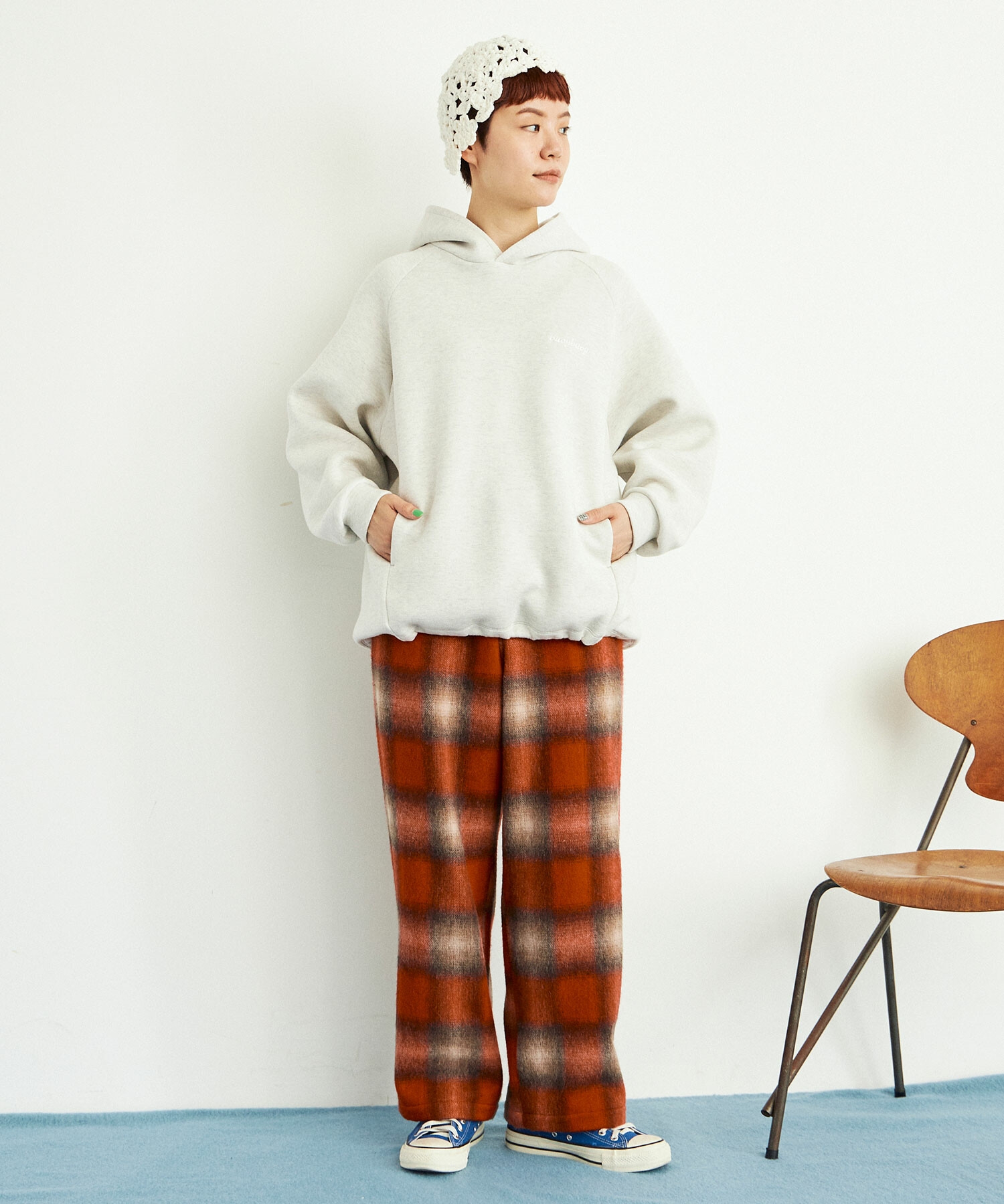 AMBIDEX Store ○ダンボールニット パーカー(F LIGHT GREY): buoybuoy