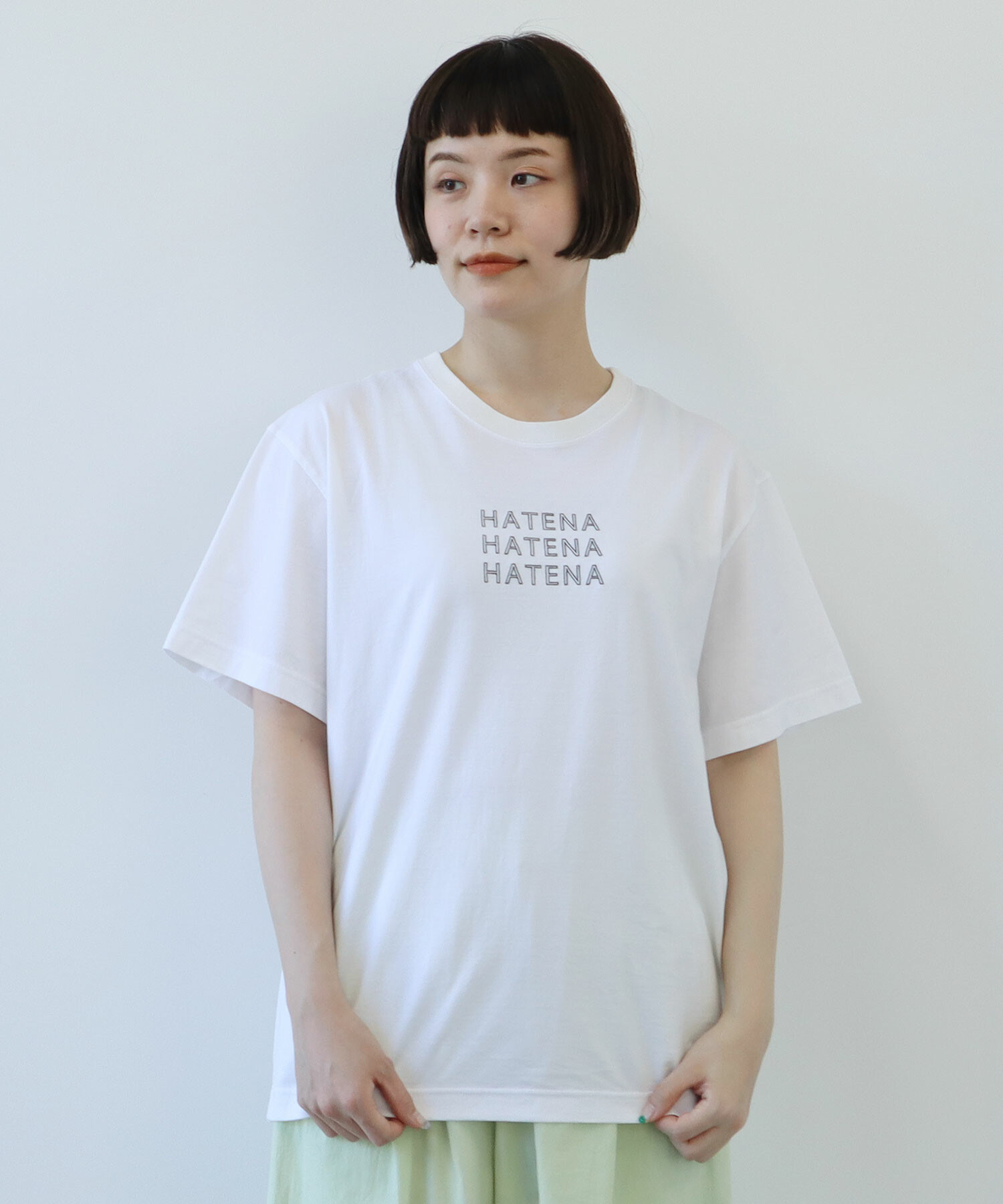AMBIDEX Store HATENA×OKI KENICHI T-シャツ size1(F ホワイト): FLAT 