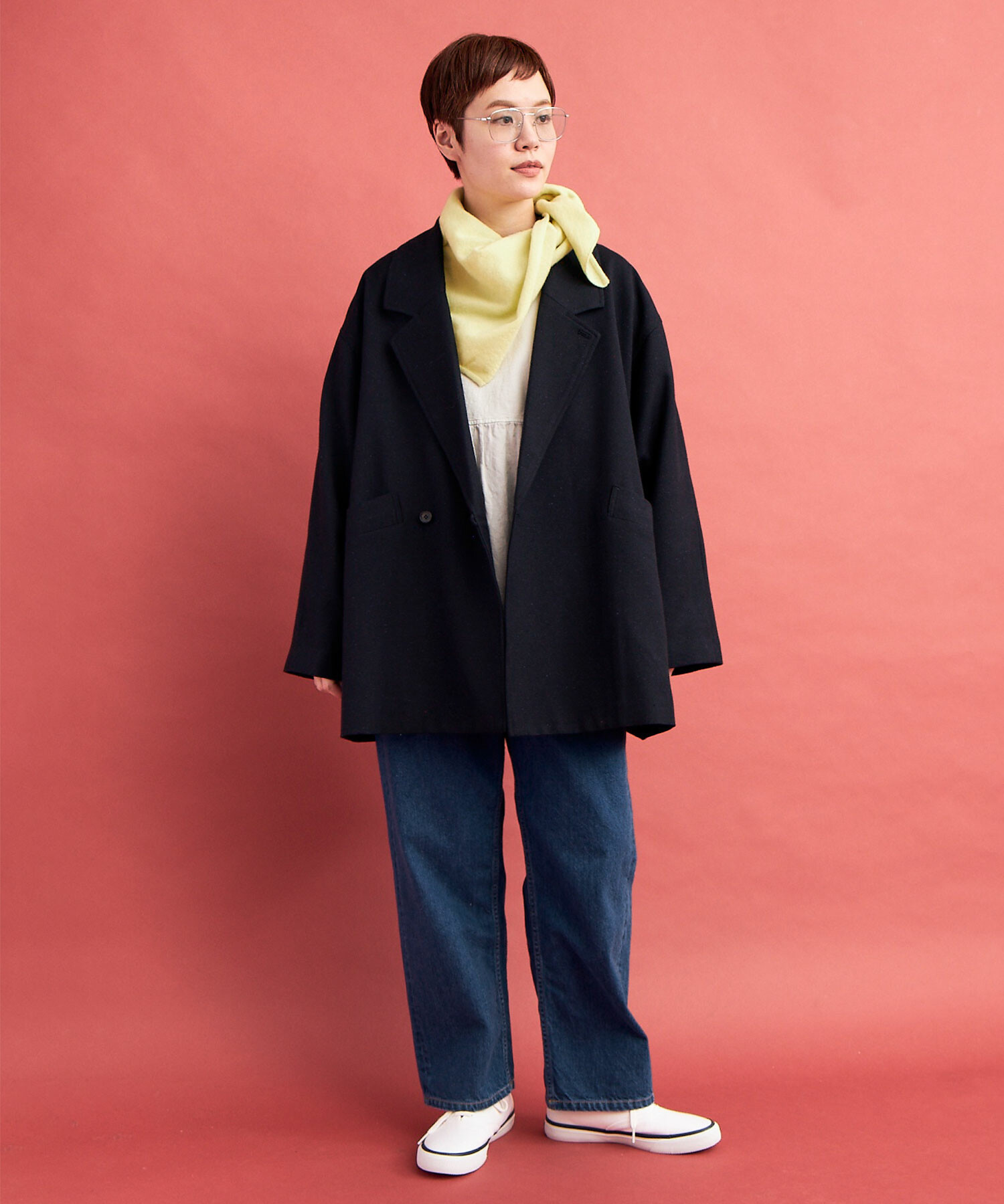 ジャケット・アウター Graphpaper Tweed Kibata Coat Graphpaper Tweed