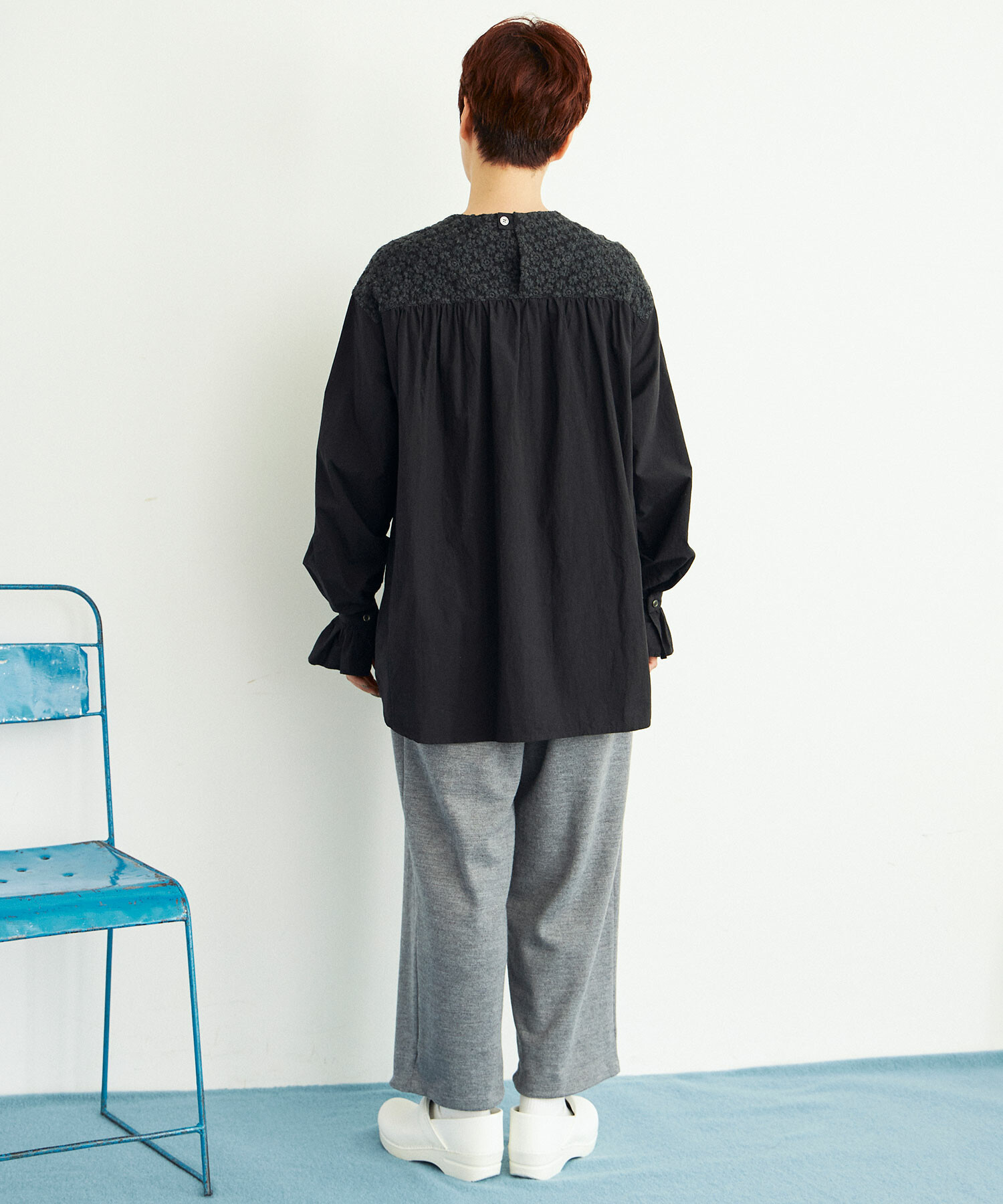 AMBIDEX Store ○スムースソフト圧縮WOOL パンツ(F TOP GREY): buoybuoy