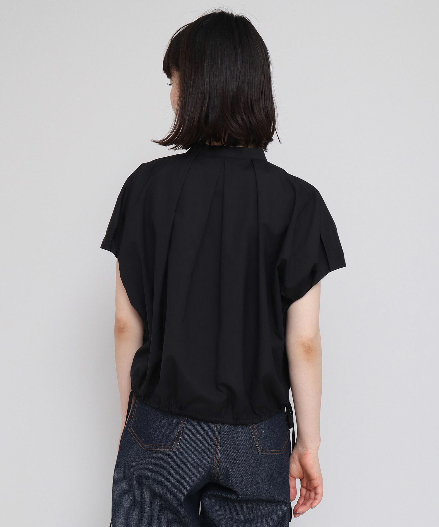 AMBIDEX Store △〇suvinタイプライター ショートシャツ(F クロ
