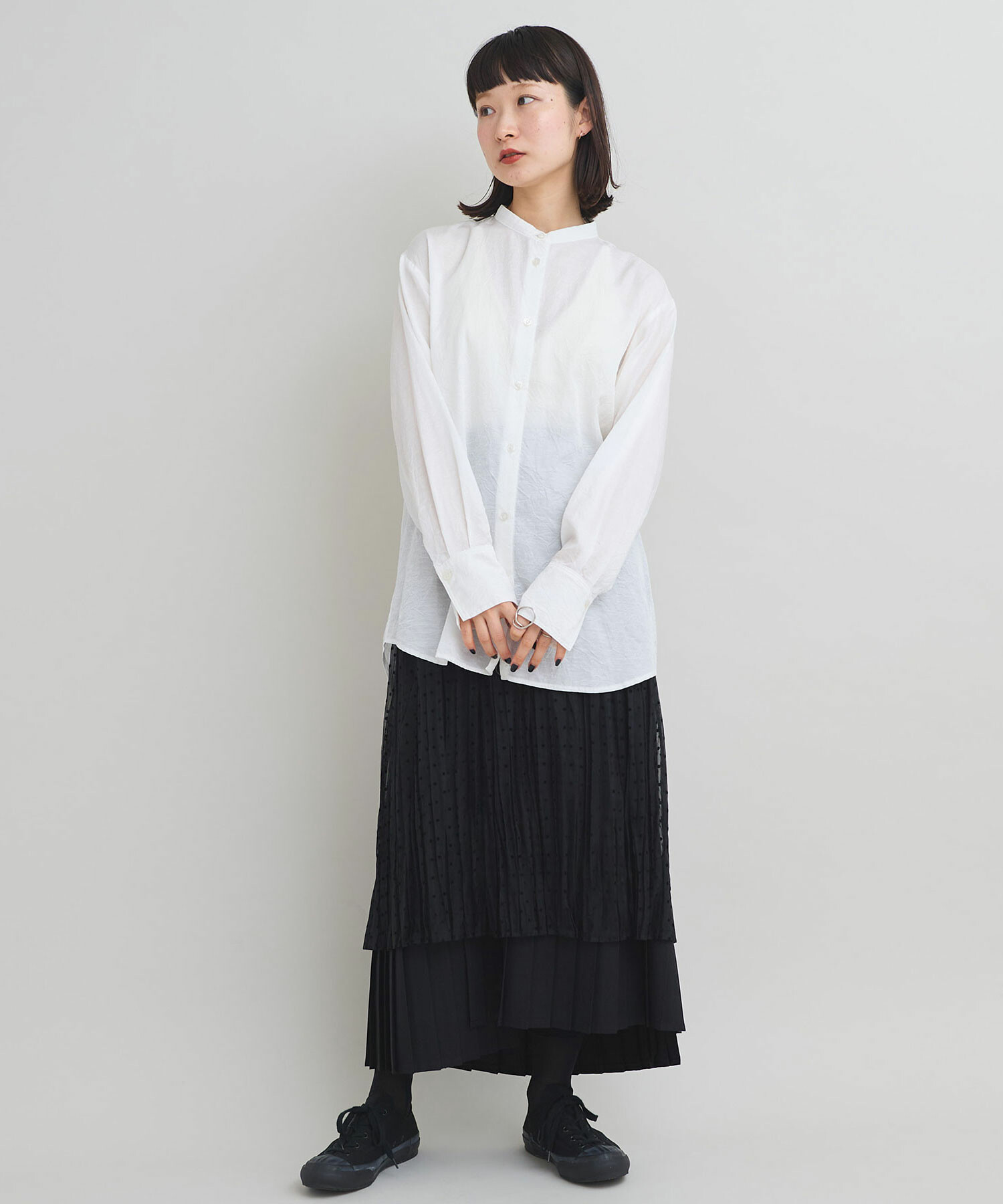 Mark&lona プリーツスカート　定価48000円 プリーツスカート スカート ロング[品番：JRKW0004407]｜shoppinggo