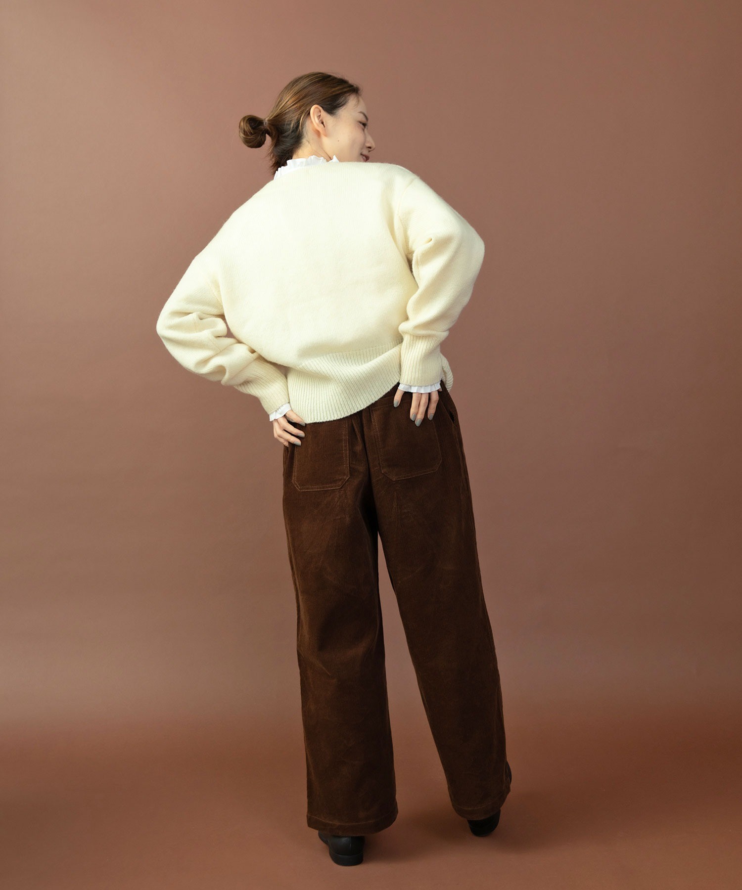 AMBIDEX Store ○3インターシャ カレッジニットプルオーバー(F