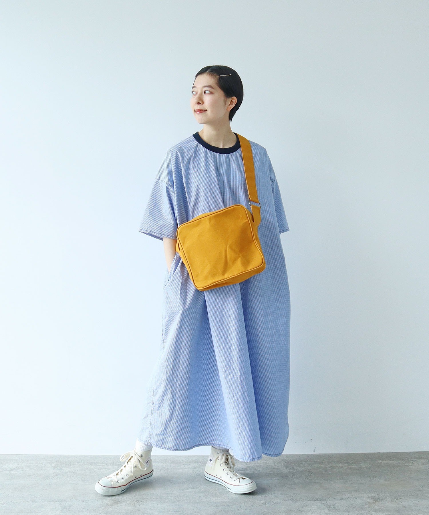 AMBIDEX Store ○タイプライター たっぷりワンピース(F チェック